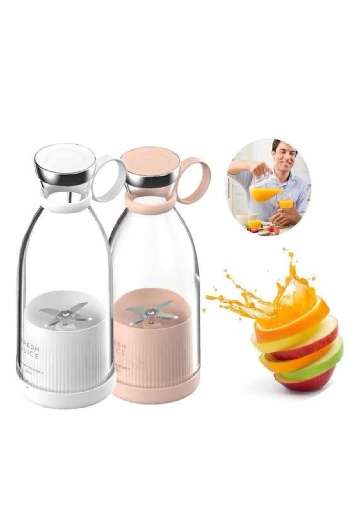 Meyve Sıkacağı Taşınabilir USB Elektrikli Blender Mini 6