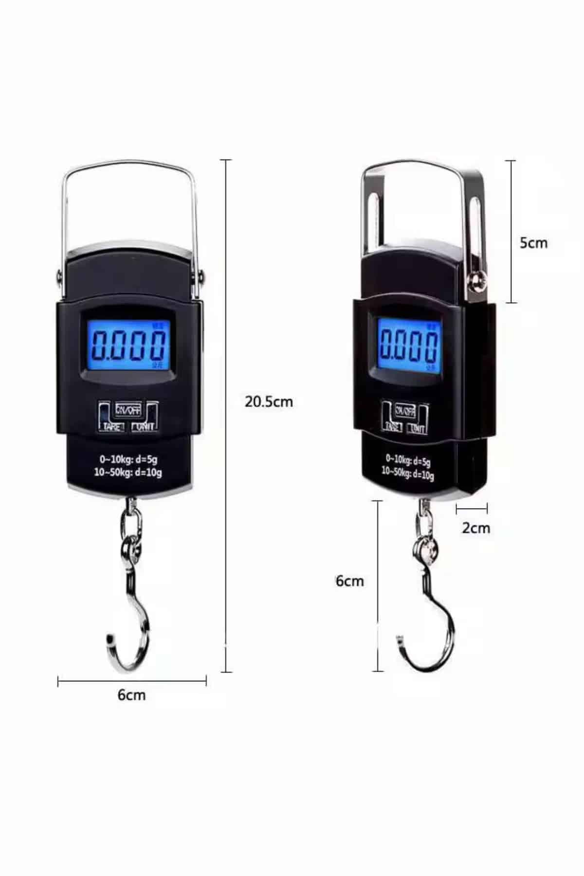 El Kantarı Dijital El Terazisi 50 Kg Kapasiteli LCD Ekranlı 6