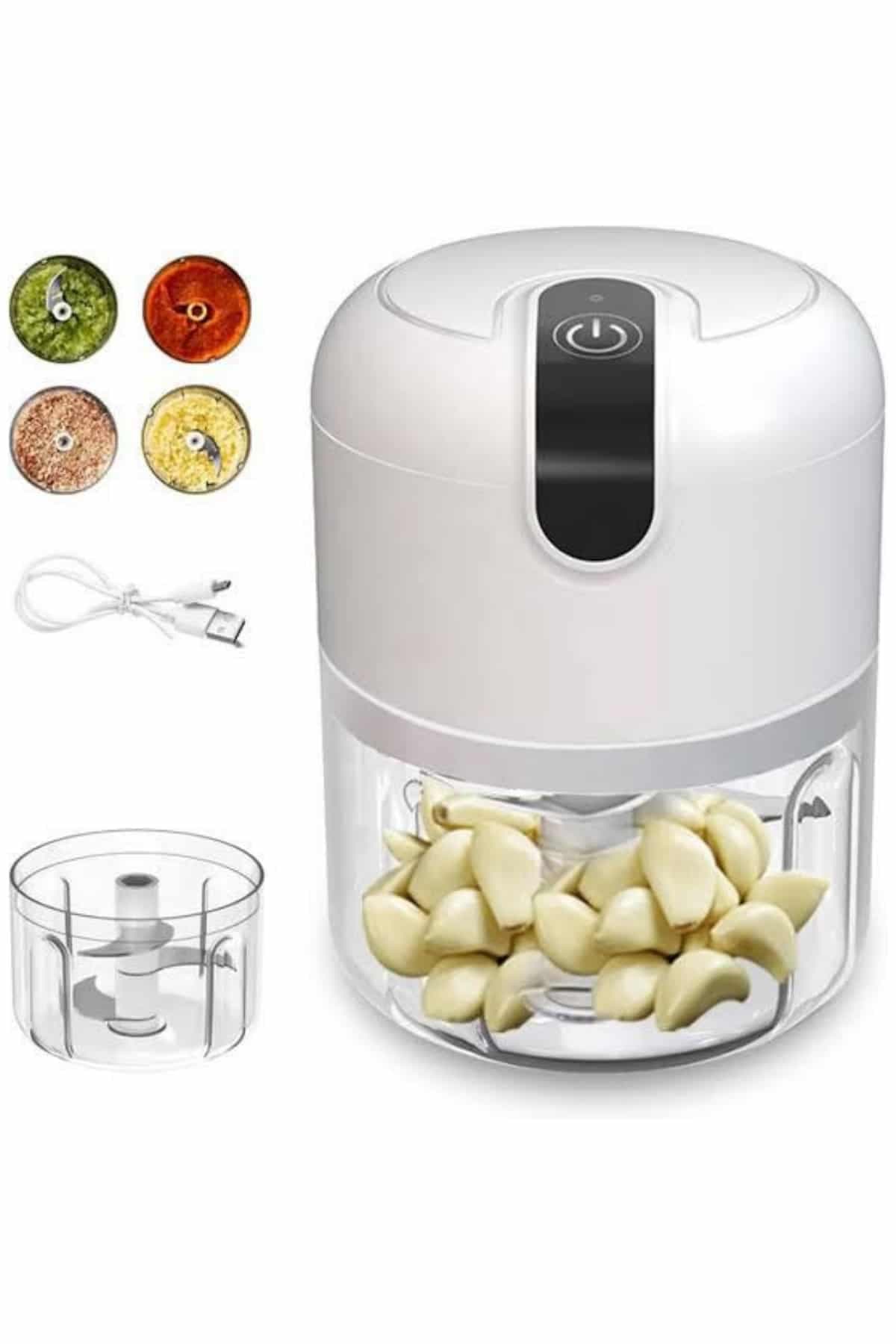 Rondo Doğrayıcı 250 ML Taşınabilir USB Şarjlı Pratik El Rondo Blender 3