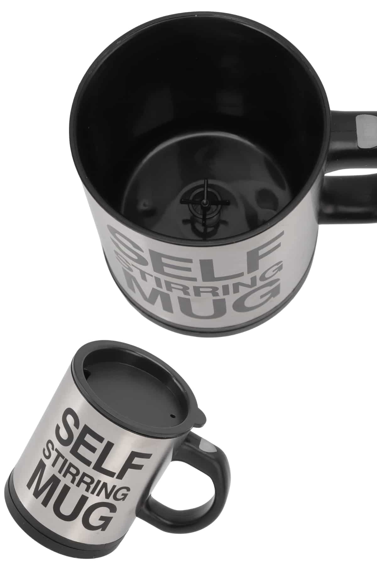 Karıştırıcı Özellikli Mikser Kupa Bardak Kompakt Taşınabilir Mug 3