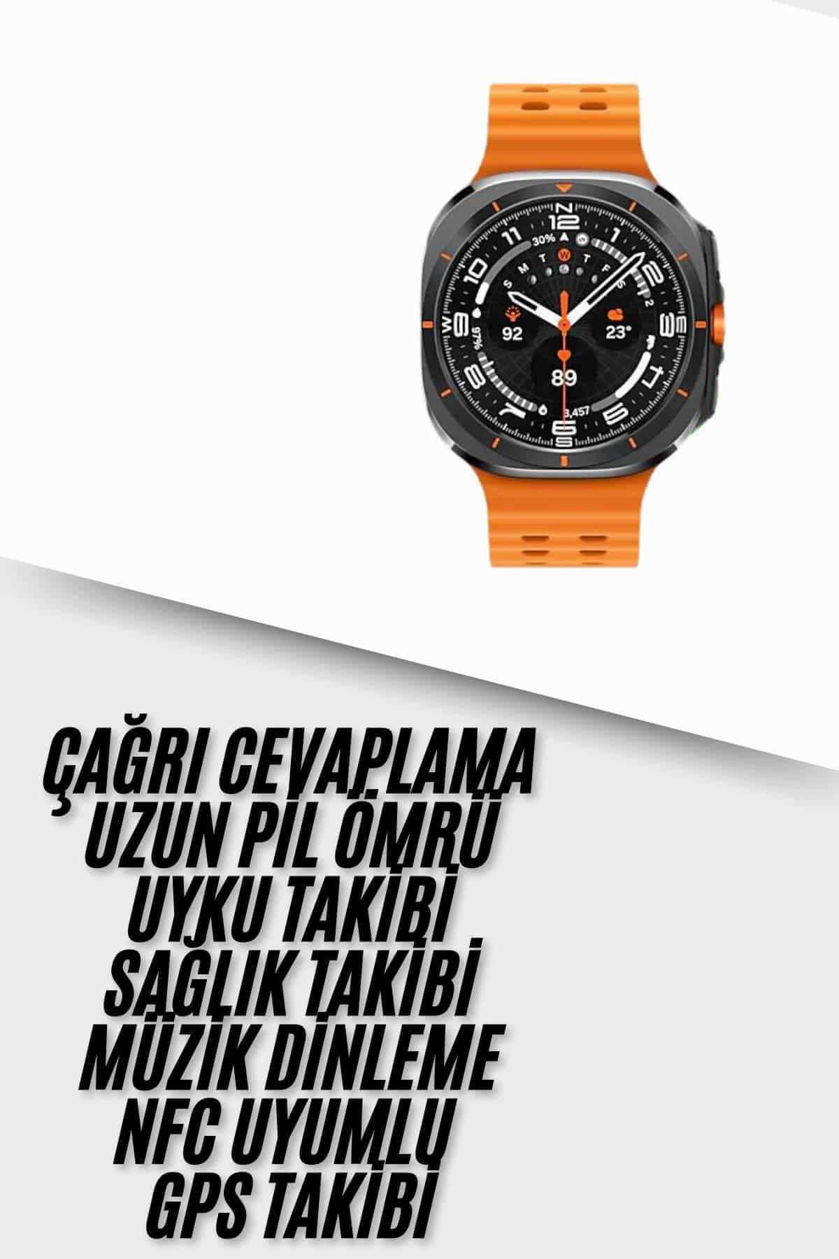Yeni Nesil Çağrı Cevaplayabilen 47 MM Titreşimli Çok Fonksiyonlu Akıllı Saat 3