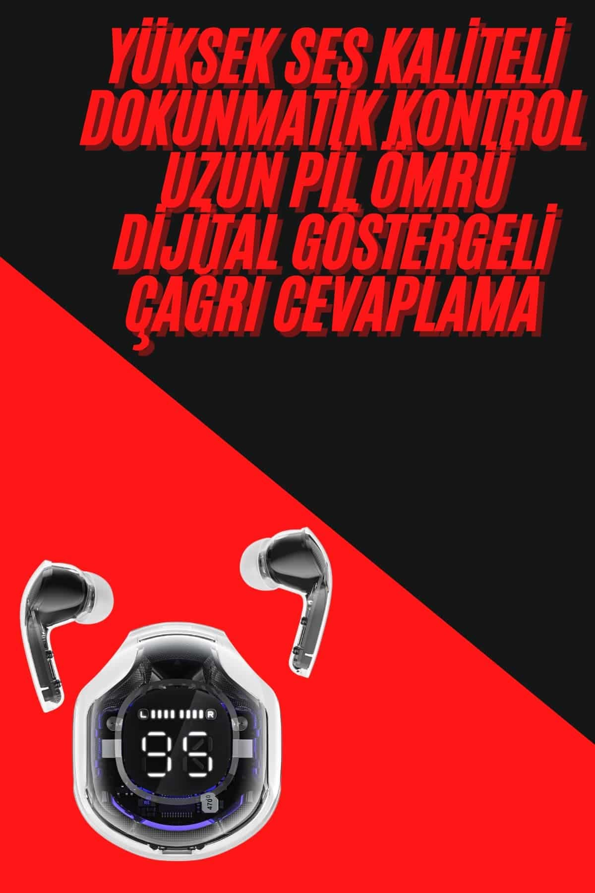 Yeni Nesil Ultrapods Pro Bluetooth Kulaklık Extra Bass Yüksek Mikrofon Kalitesi 3