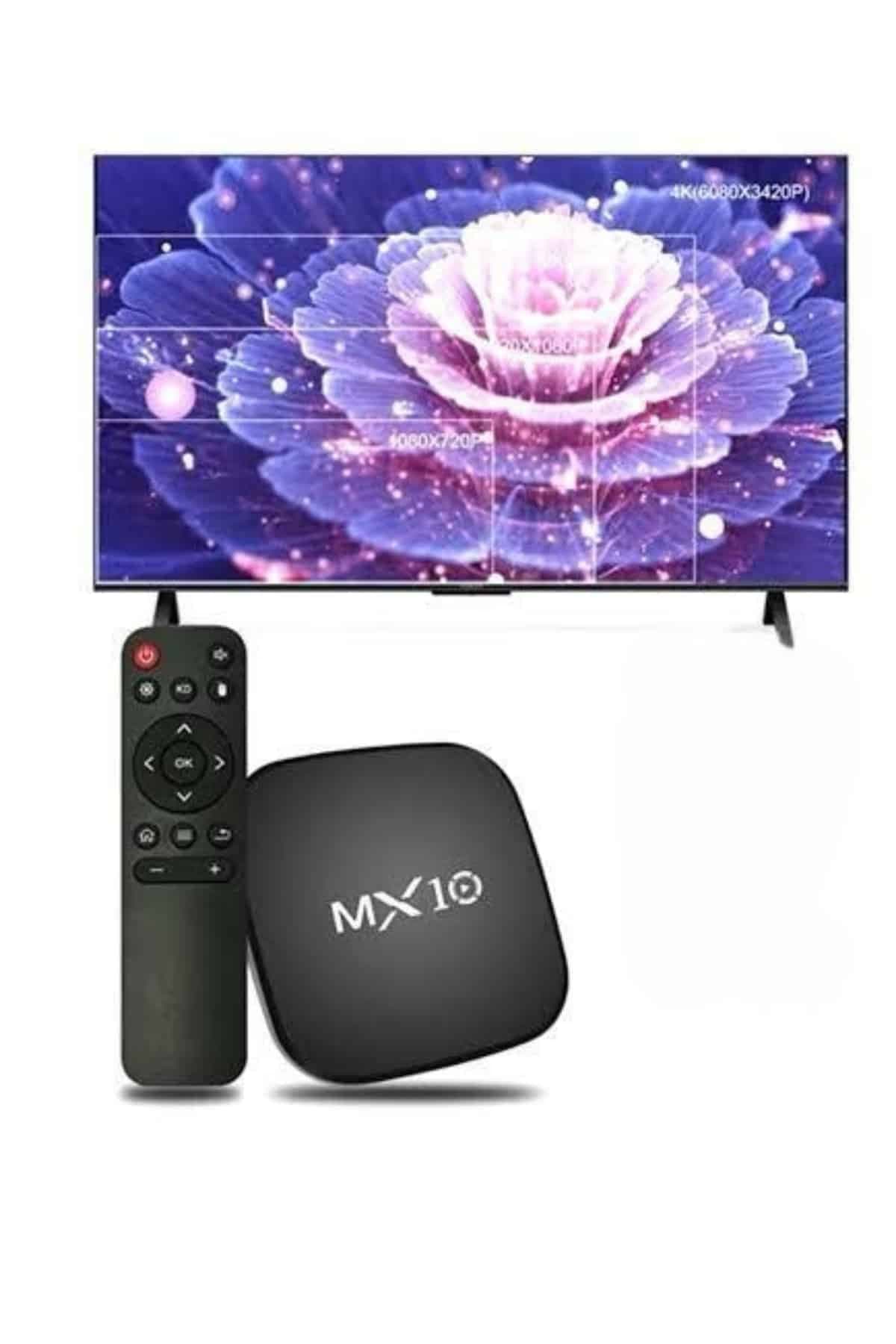 2.4G Wifi Tv Box Medya Oynatıcı TV Uyumlu MX Box Kutusu Android TV 3