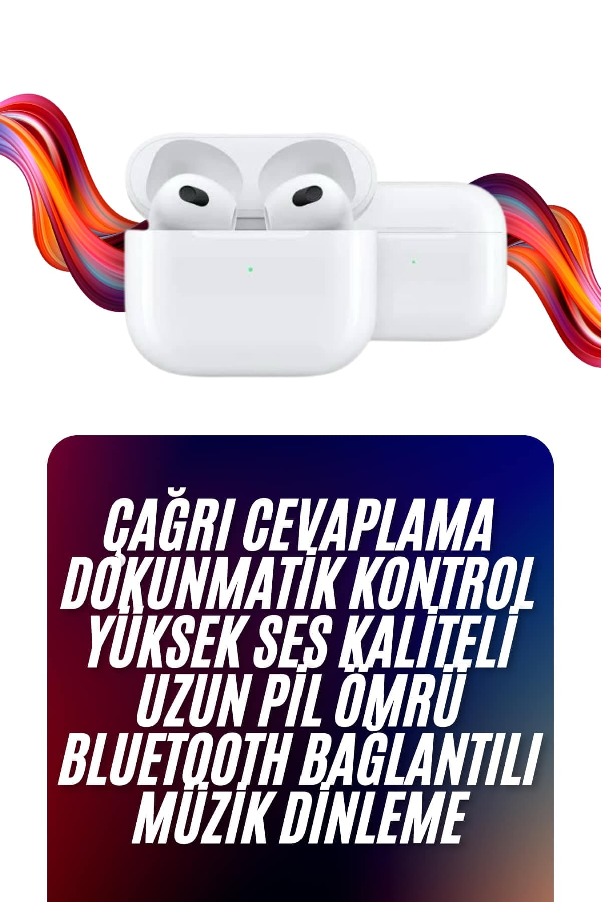 Yeni Nesil Kulak İçi Bluetooth Kulaklık Kablosuz Sesli Asistan 3