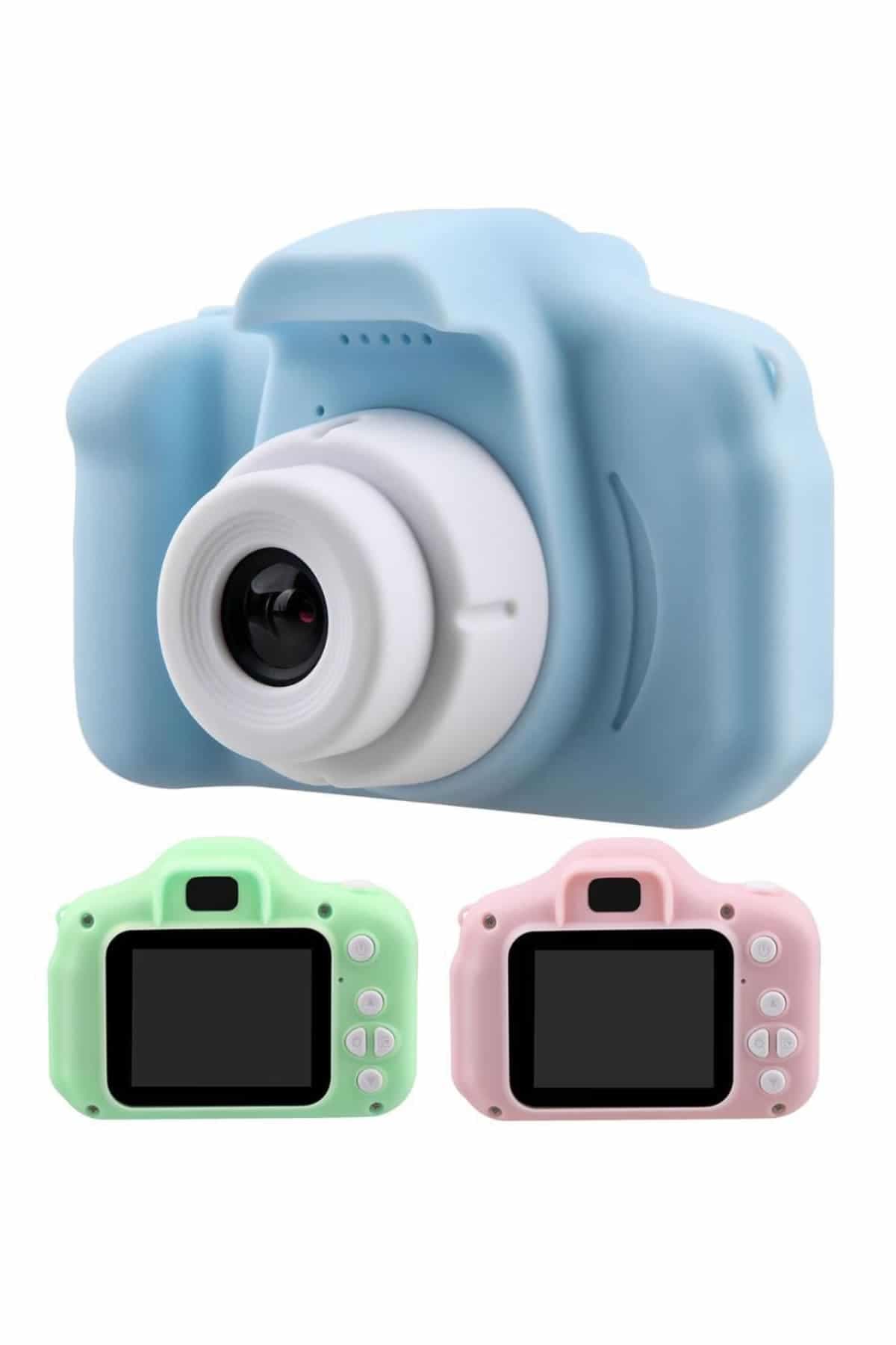 Çocuklara Özel Fotoğraf Ve Video Çeken Mini Çok Renkli Fotoğraf Makinesi 3