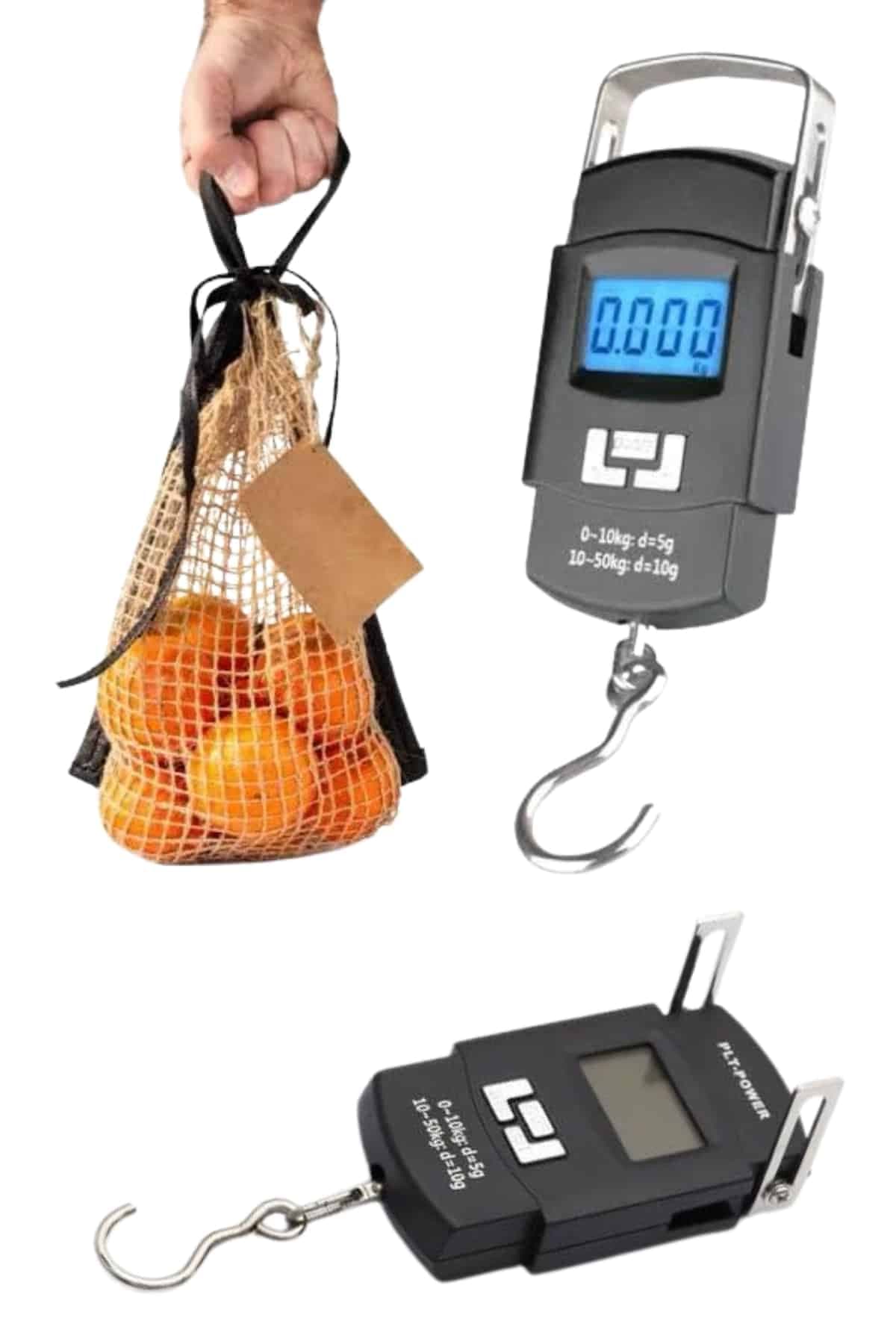 Profesyonel El Terazisi El Kantarı 50 Kg Dijital Göstergeli Tartı 3