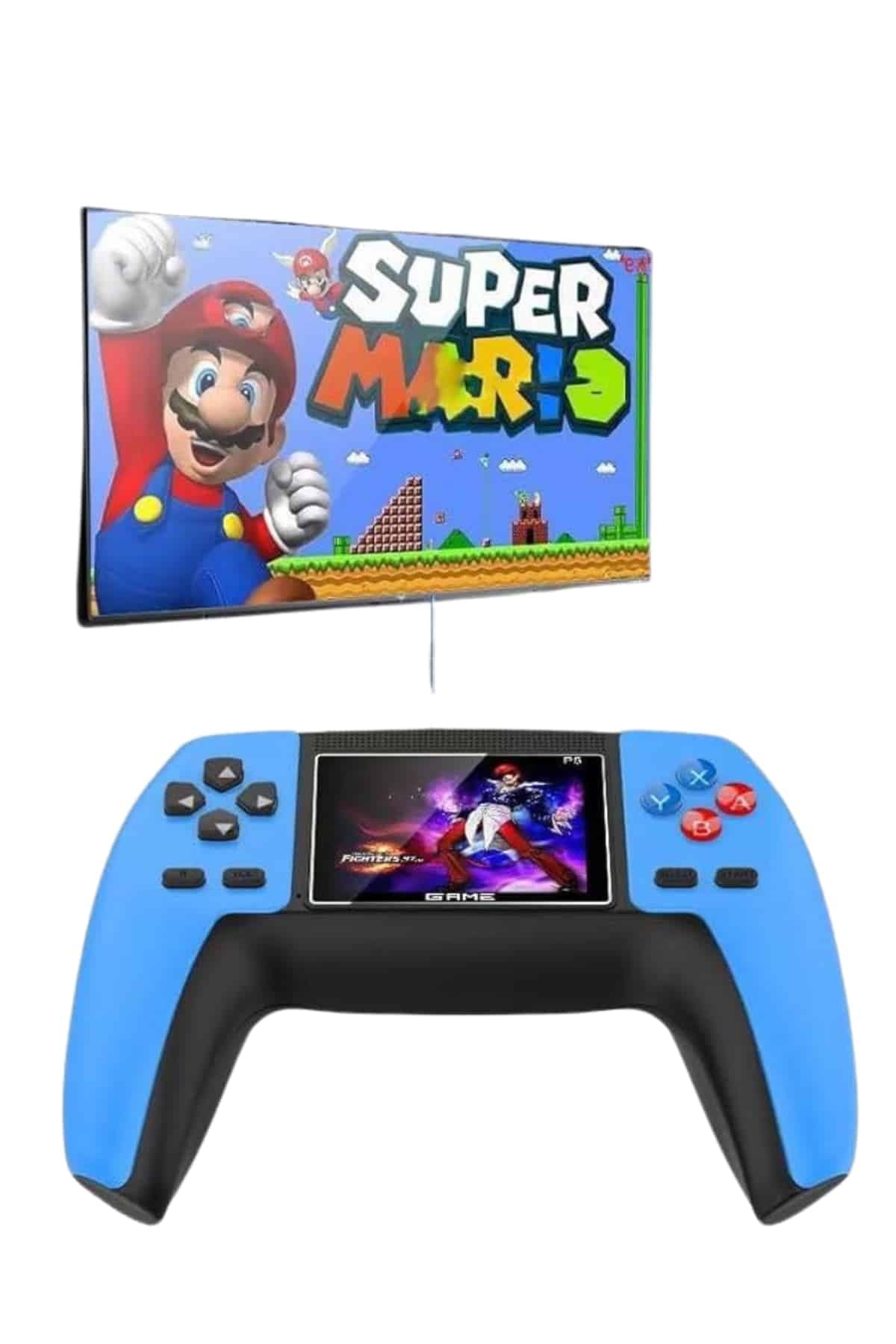 Retro Konsol P5 Uyumlu Taşınabilir 520 Oyunlu Kablosuz Game Stick 3