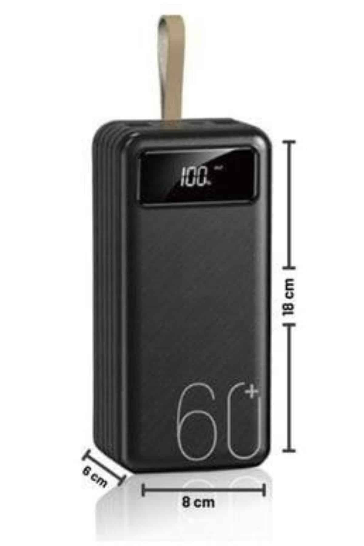 Powerbank Yüksek Kapasiteli 60.000 Mah Hızlı Şarj Şarj Özellikli Batarya 3