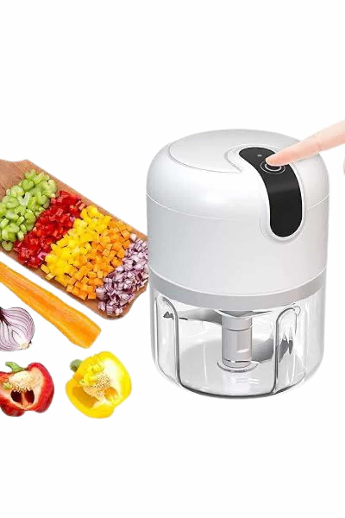 Rondo Doğrayıcı 250 ML Taşınabilir USB Şarjlı Pratik El Rondo Blender 4