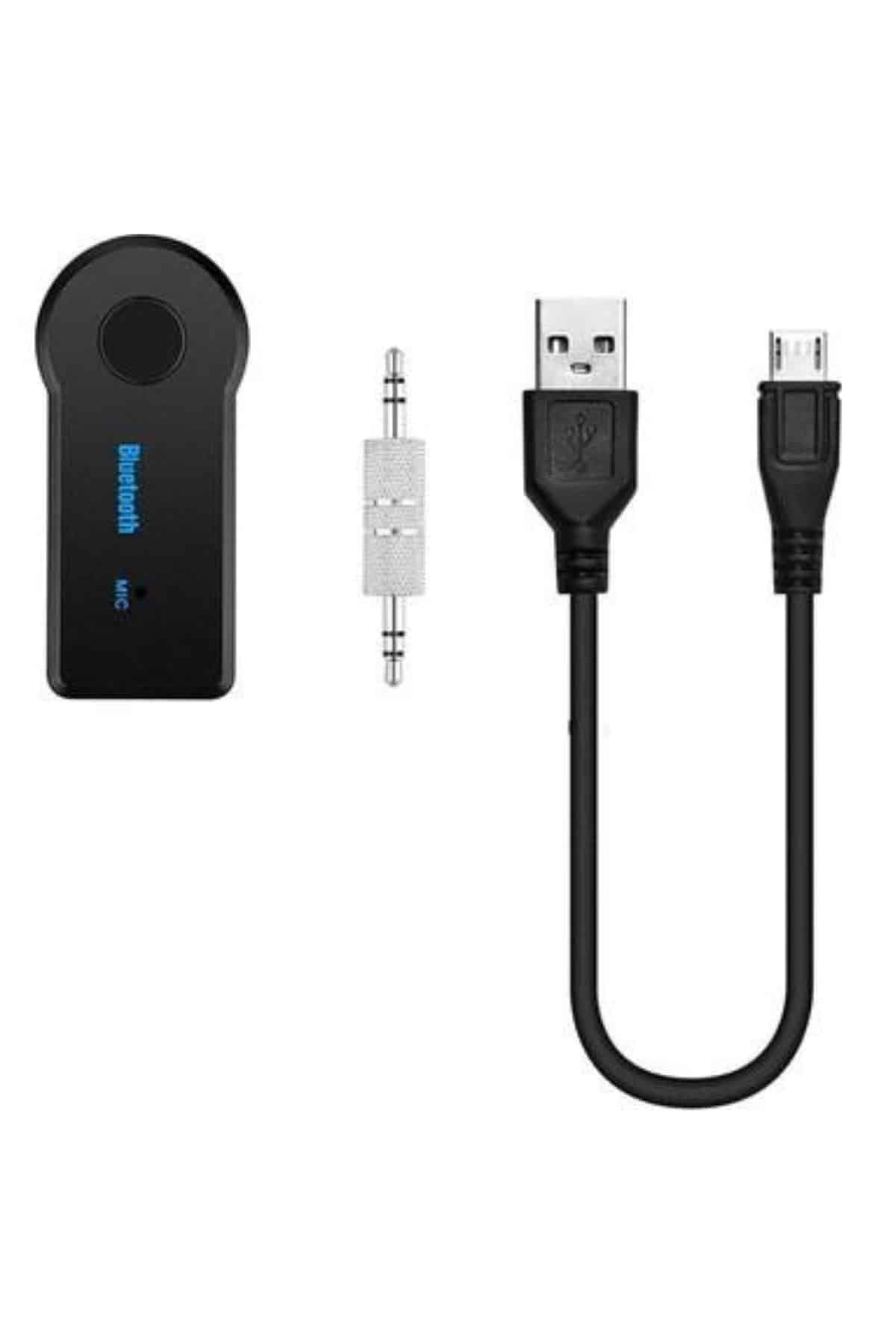 Bluetooth Araç Kiti Aux Çıkışlı  Telefon Müzik Alıcı Tüm Cihazlara Uyumlu 4