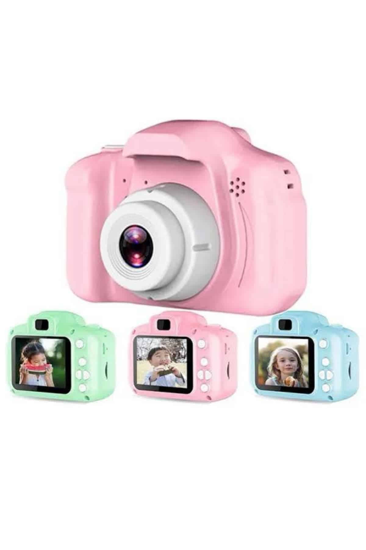 Çocuklara Özel Fotoğraf Ve Video Çeken Mini Çok Renkli Fotoğraf Makinesi 4