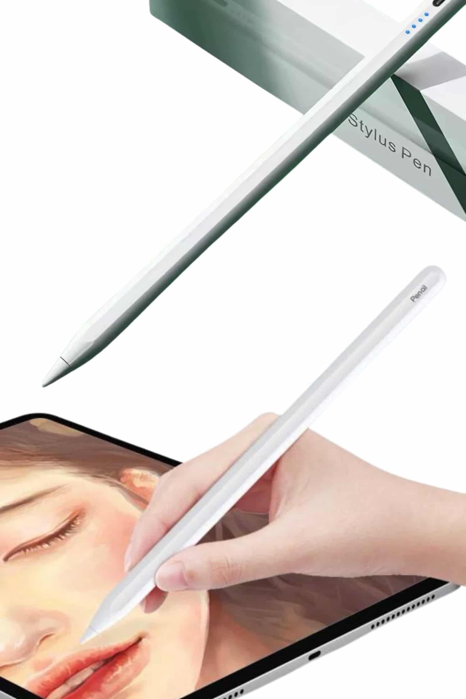 Dokunmatik Kalem Tablet Kalemi Çizim Stylus Kalem Yedek Uçlu 4