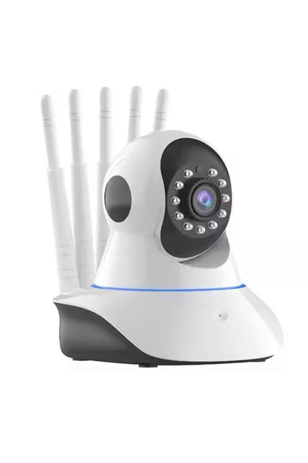 LED Aydınlatmalı 5 Antenli Motorlu 1080P Wifi Kamera Sensörlü 4