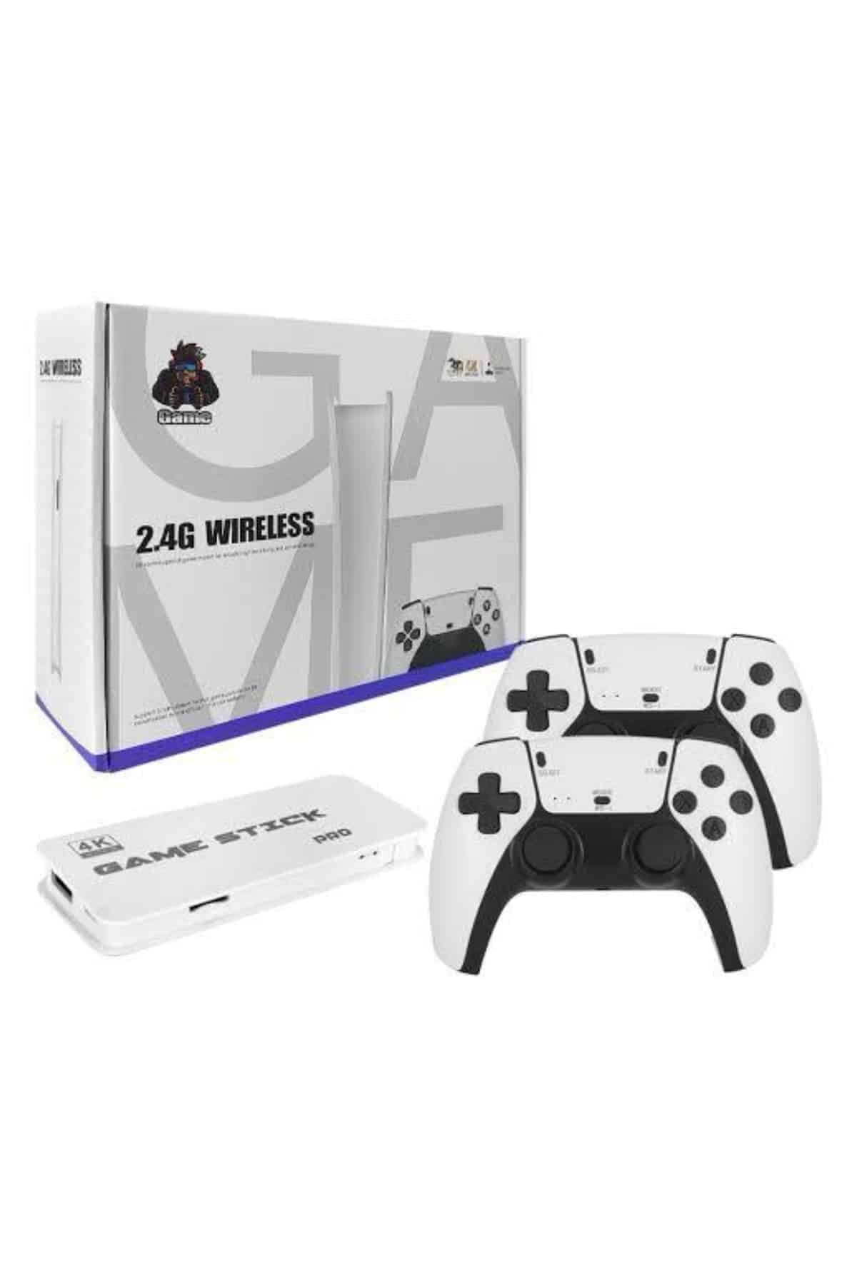 yeni nesil 3D 4K 2000 Oyunlu Game Stick Oyun Konsolu Çift Konsol 4