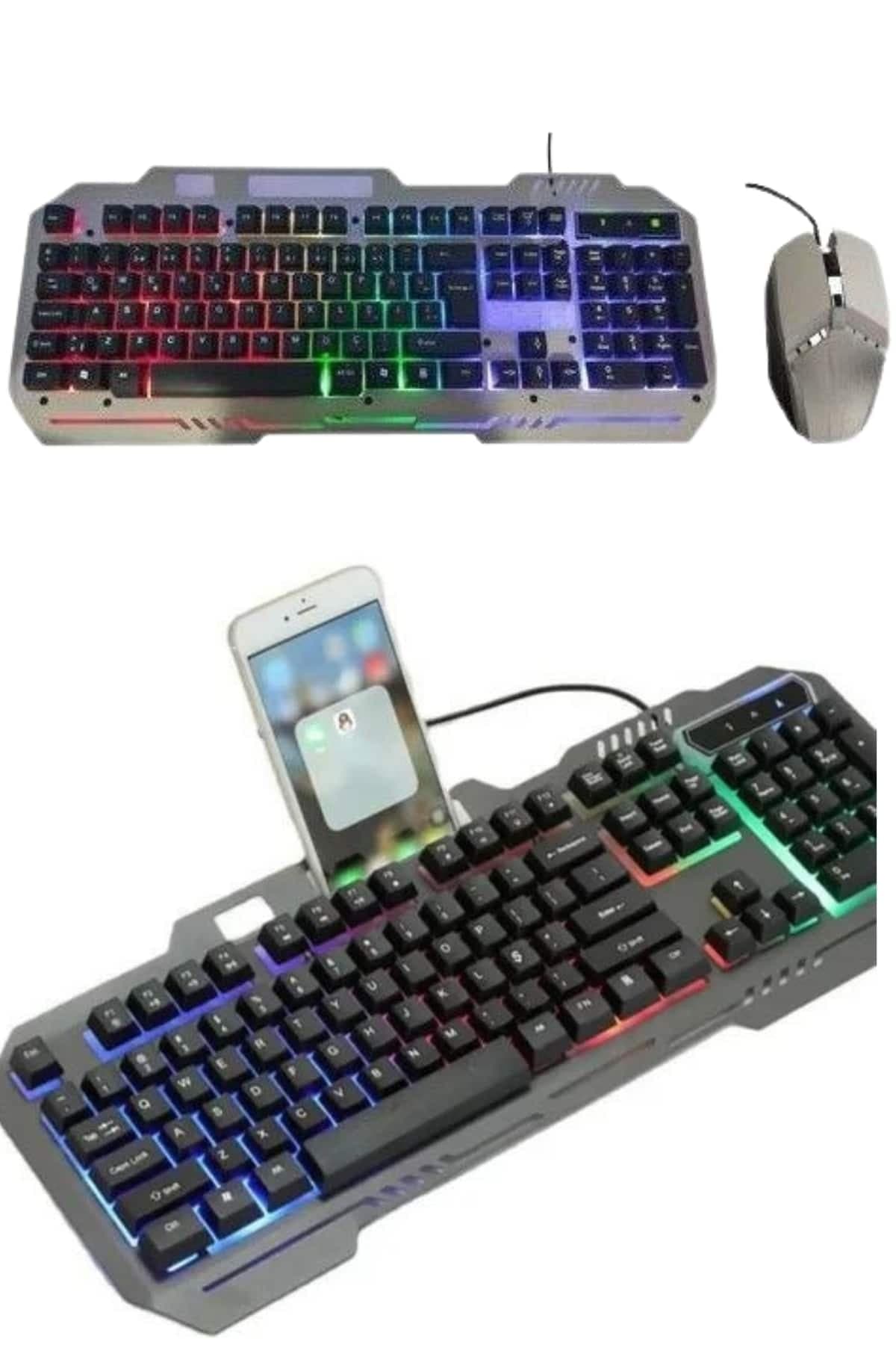 Gaming Oyuncu Klavyesi Led Aydınlatmalı Mekanik Hisli 5