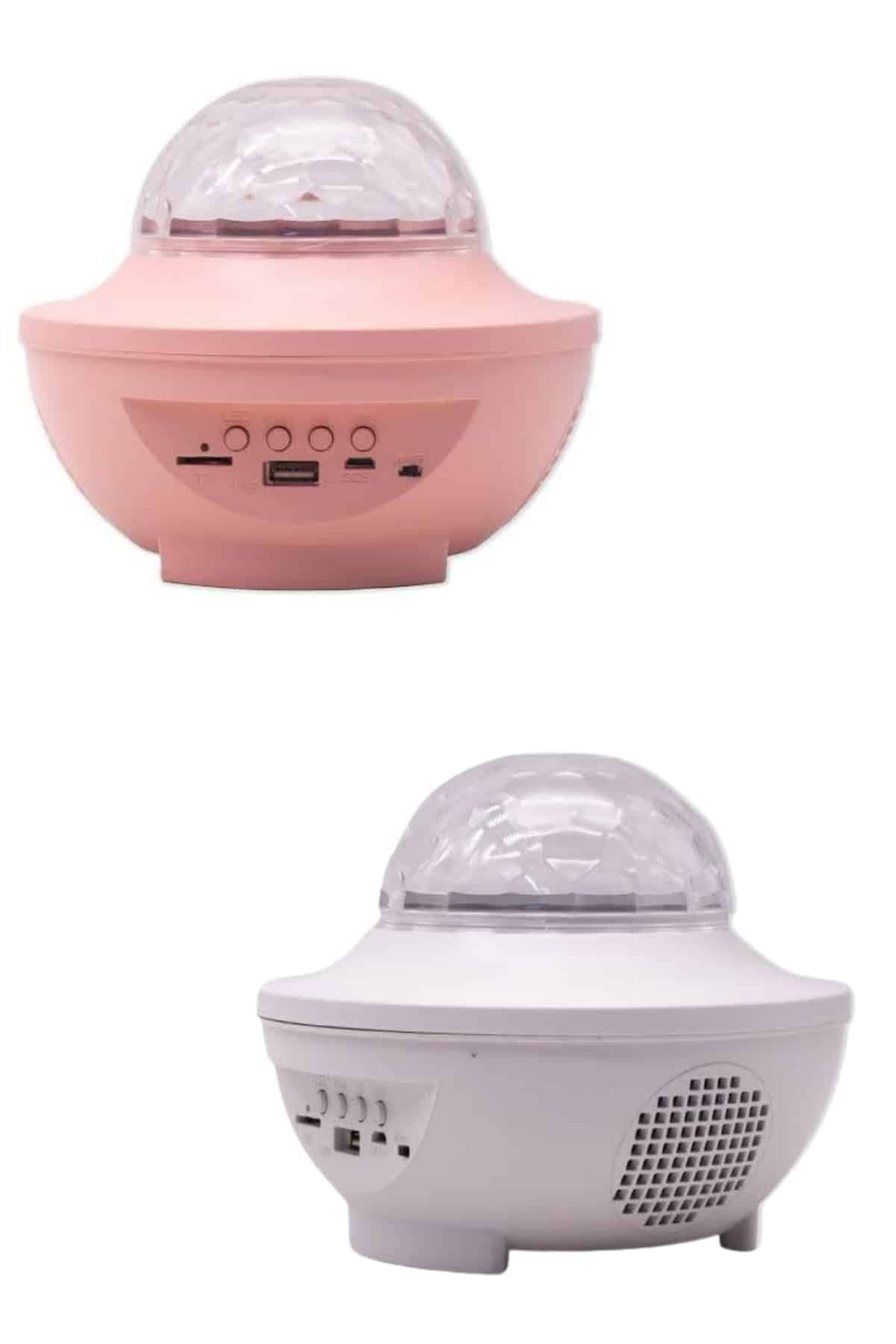 Dönen Işıklı Disko Topu Projektör Müzik Çalarlı Disco Speaker 5
