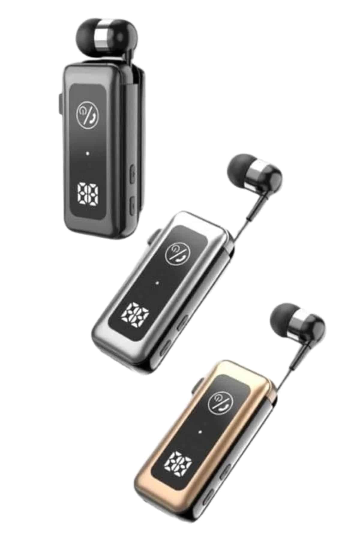 Makaralı Bluetooth Kulaklık Telefon Uyumlu Makaralı TF Kart Girişli Güç Göstergeli 5