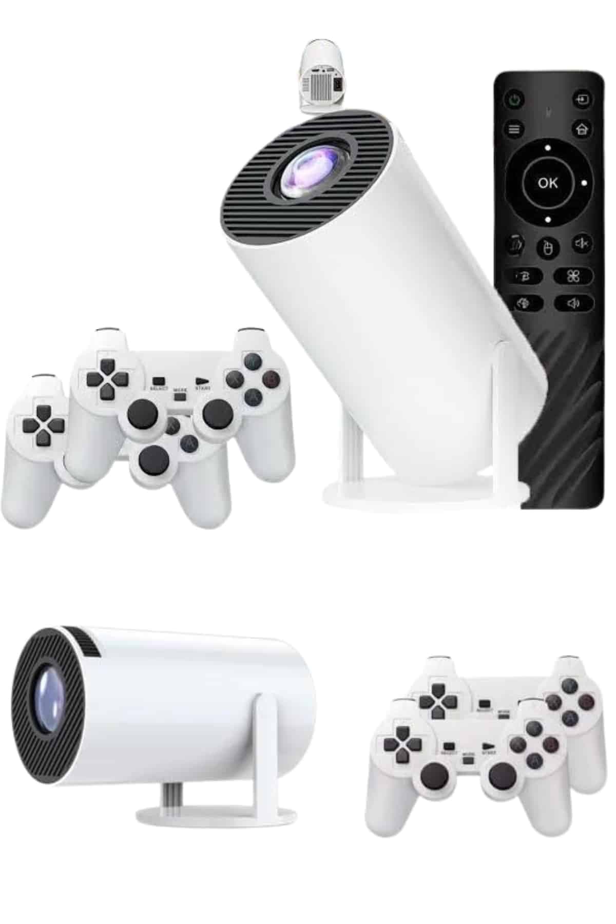 Full HD 8 GB Ayaklı Çift Kollu 4K Video Oyun Konsolu Taşınabilir 5