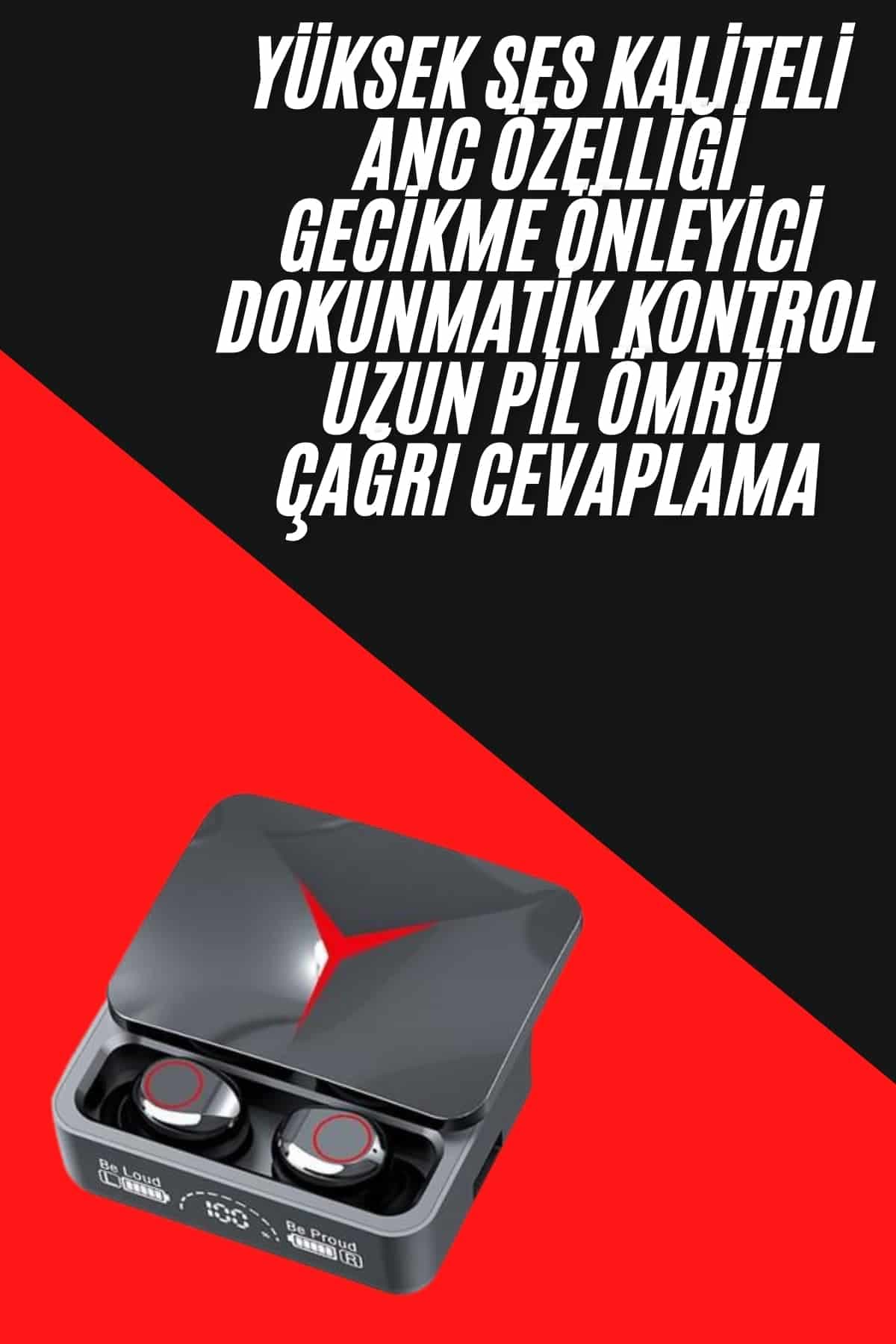 Tws Powerbank Kutulu Dijital Göstergeli Bluetooth Kulaklık Kablosuz Kulakiçi Kulaklık 3