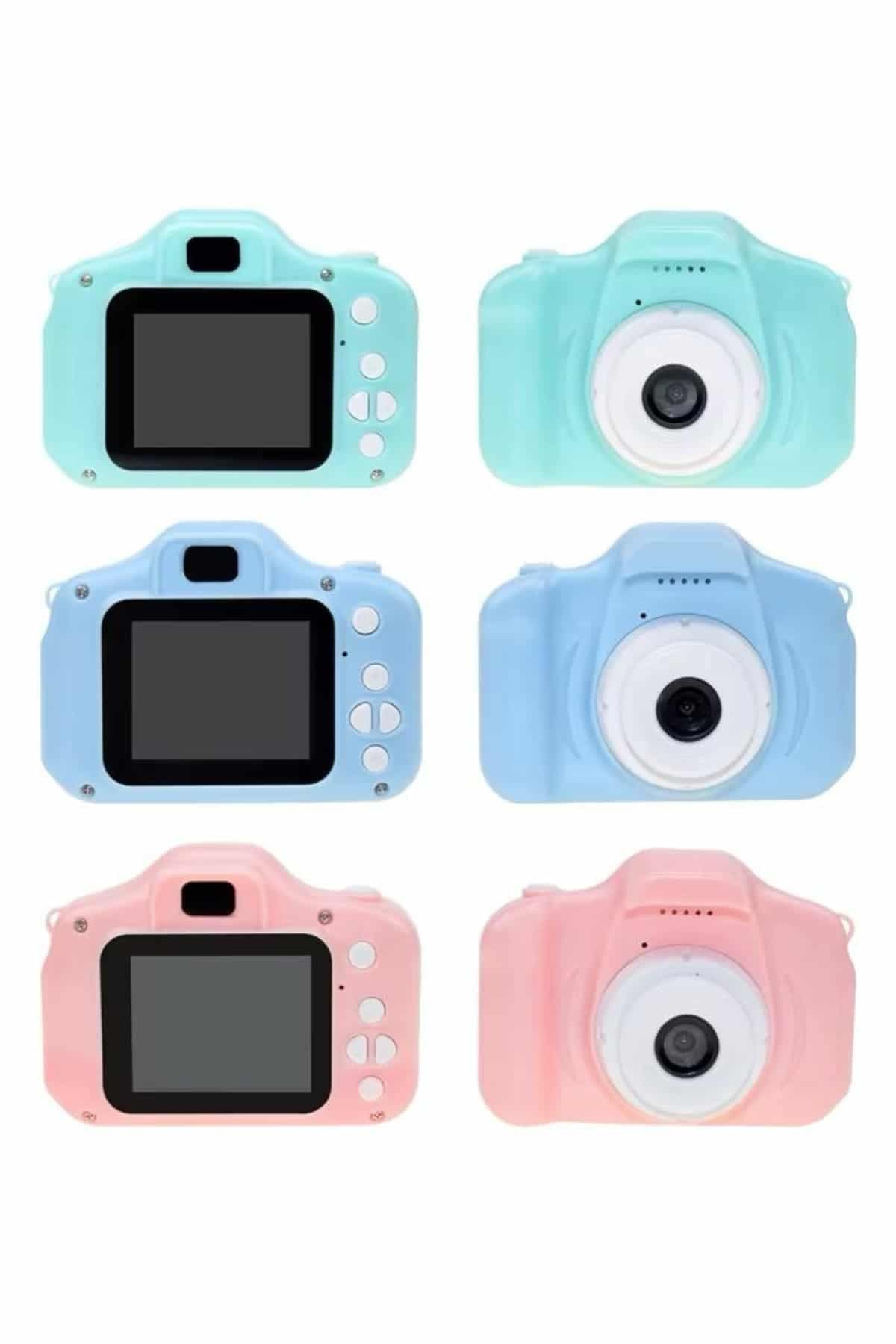 Çocuklara Özel Fotoğraf Ve Video Çeken Mini Çok Renkli Fotoğraf Makinesi 5