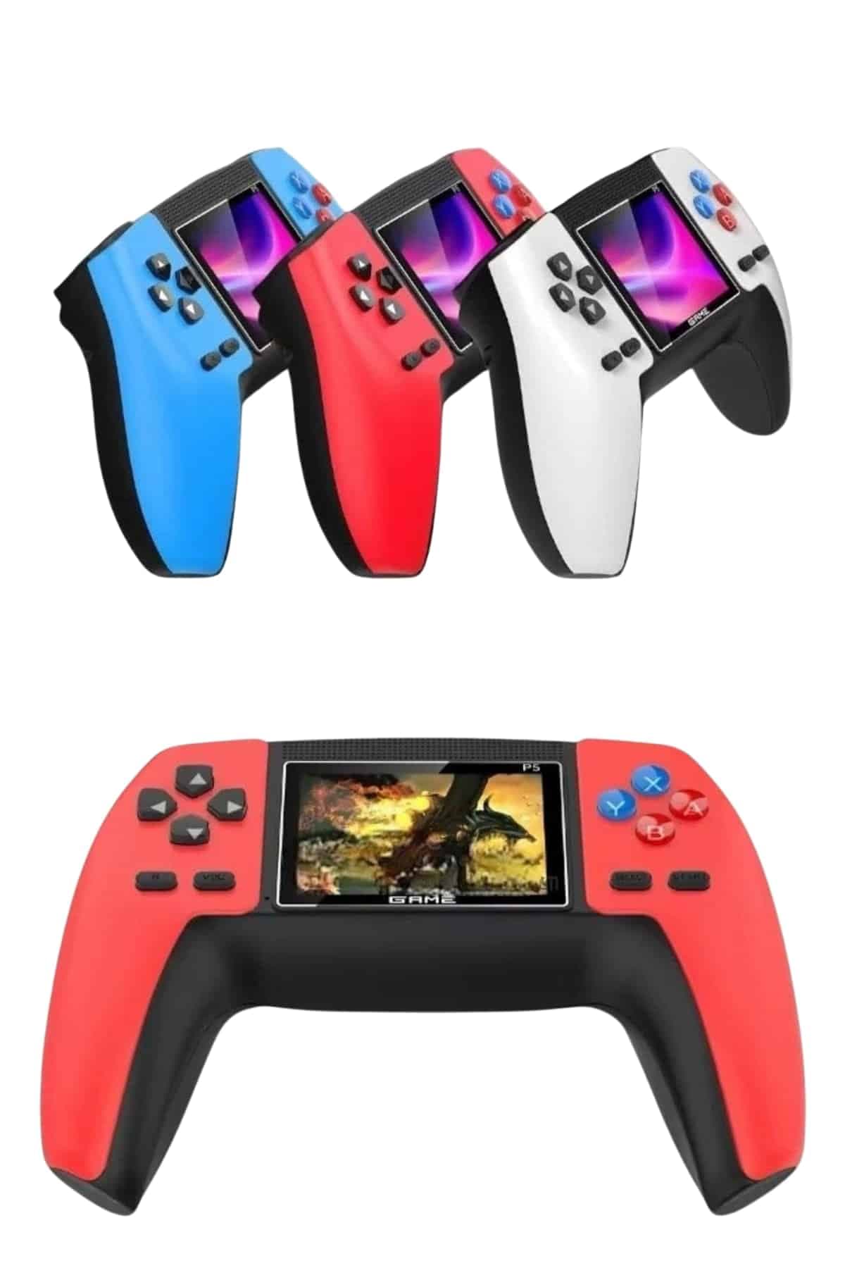 Retro Konsol P5 Uyumlu Taşınabilir 520 Oyunlu Kablosuz Game Stick 5