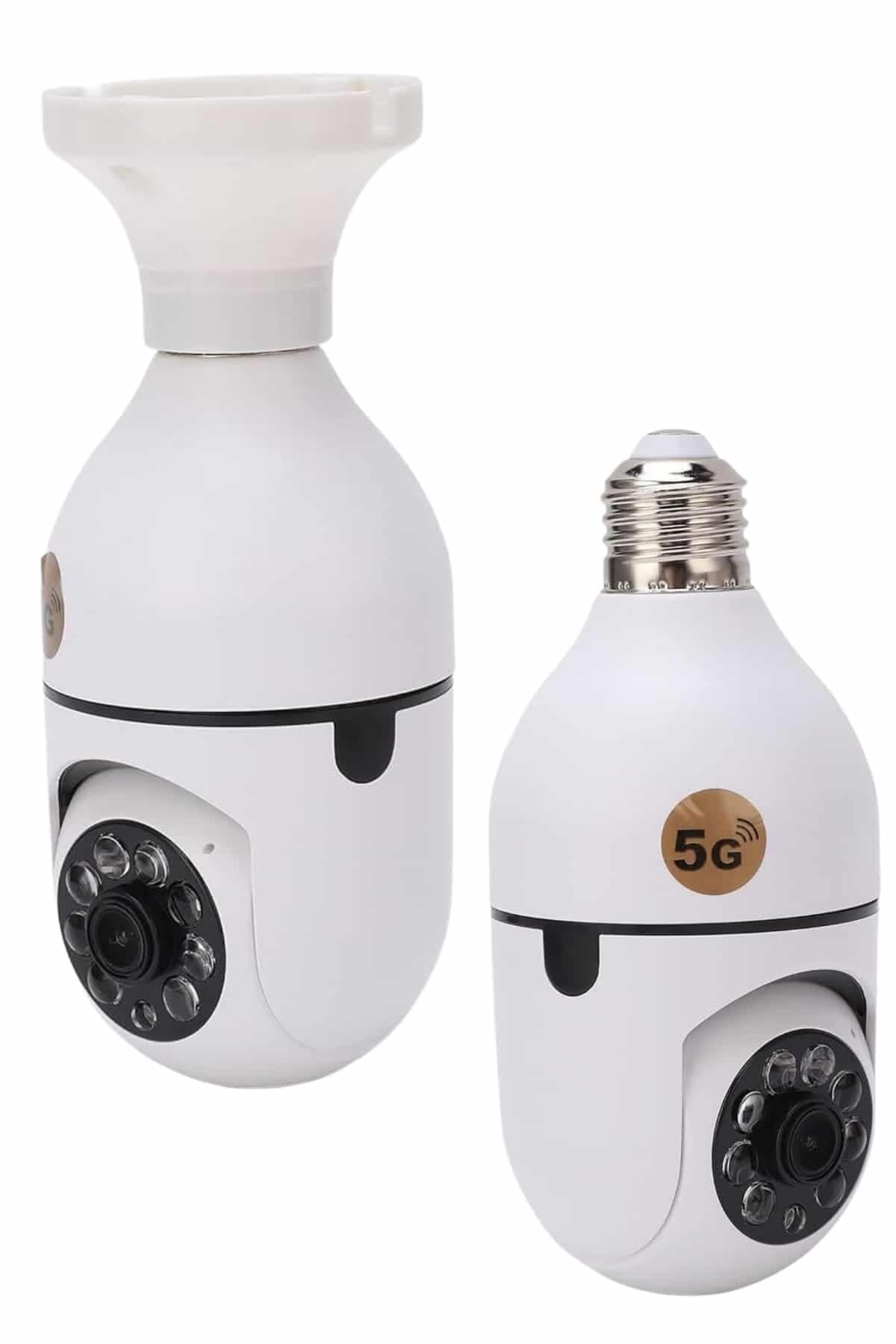 Güvenlik Kamerası Wi-Fi Özellikli 360 Derece Full Hd 1080p Ampül Kamera 6