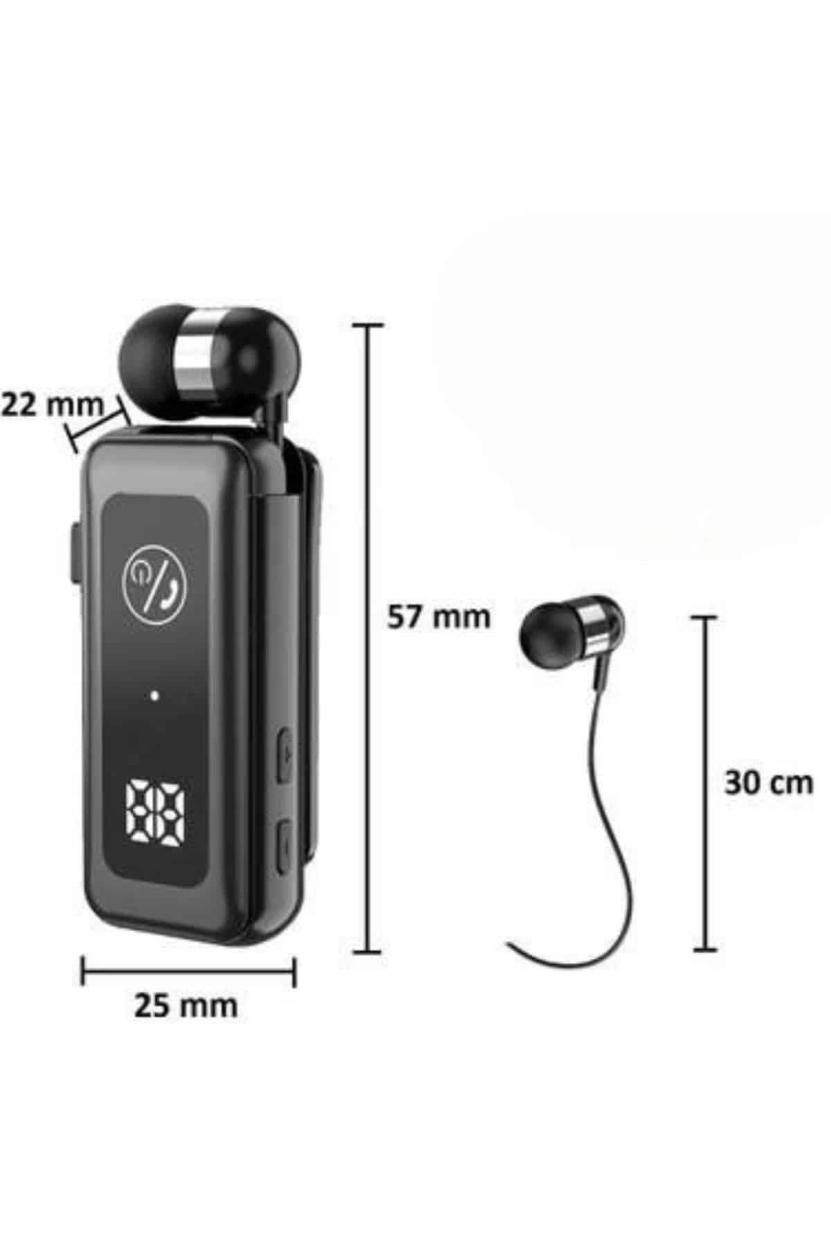 Makaralı Bluetooth Kulaklık Telefon Uyumlu Makaralı TF Kart Girişli Güç Göstergeli 6