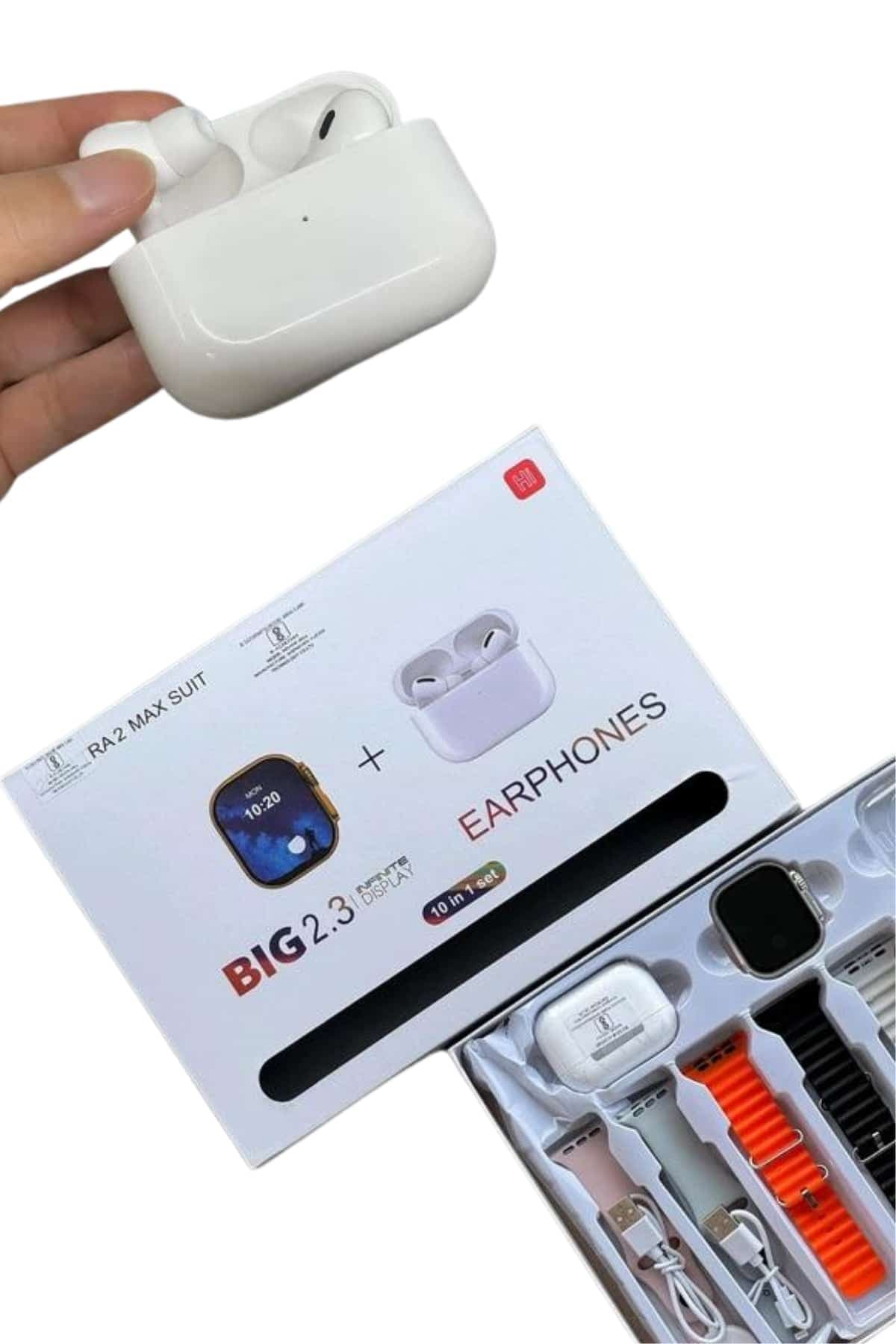 Yeni Nesil 7 Kordonlu Arama Bildirim Özellikli Kulaklık Hediyeli Akıllı Saat 6