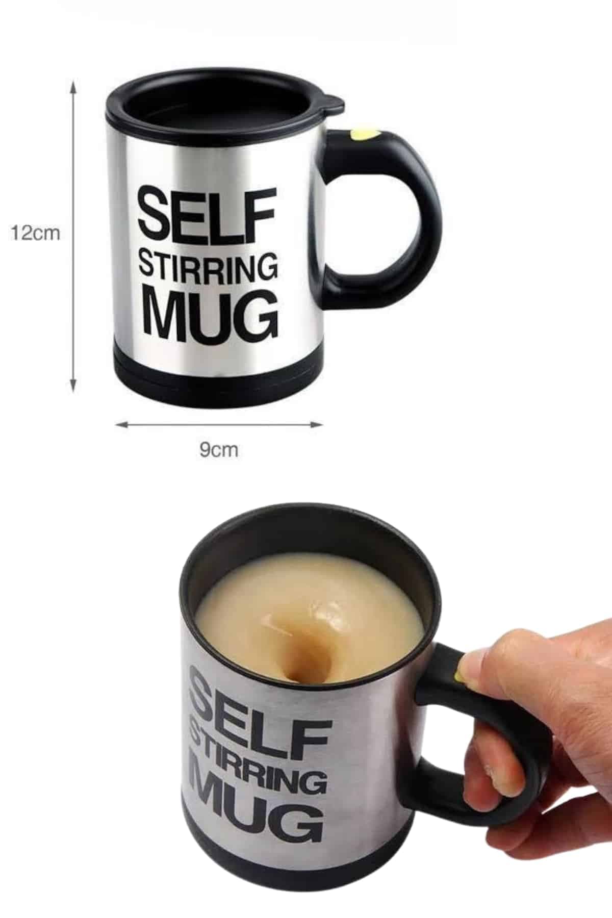 Karıştırıcı Özellikli Mikser Kupa Bardak Kompakt Taşınabilir Mug 6