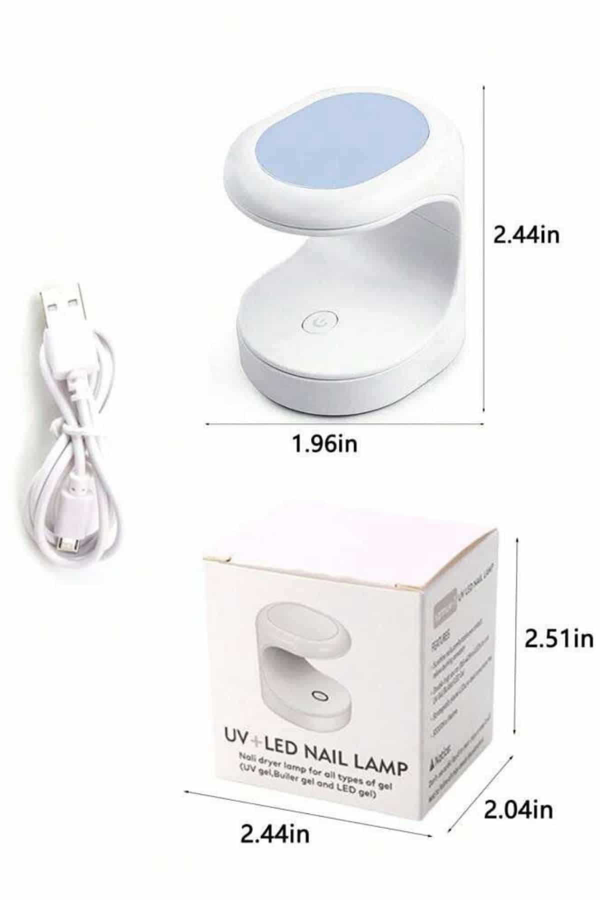 Kalıcı Oje Kurutucu UV Led Teknolojisi Taşınabilir Mini Tırnak Kurutucu 6