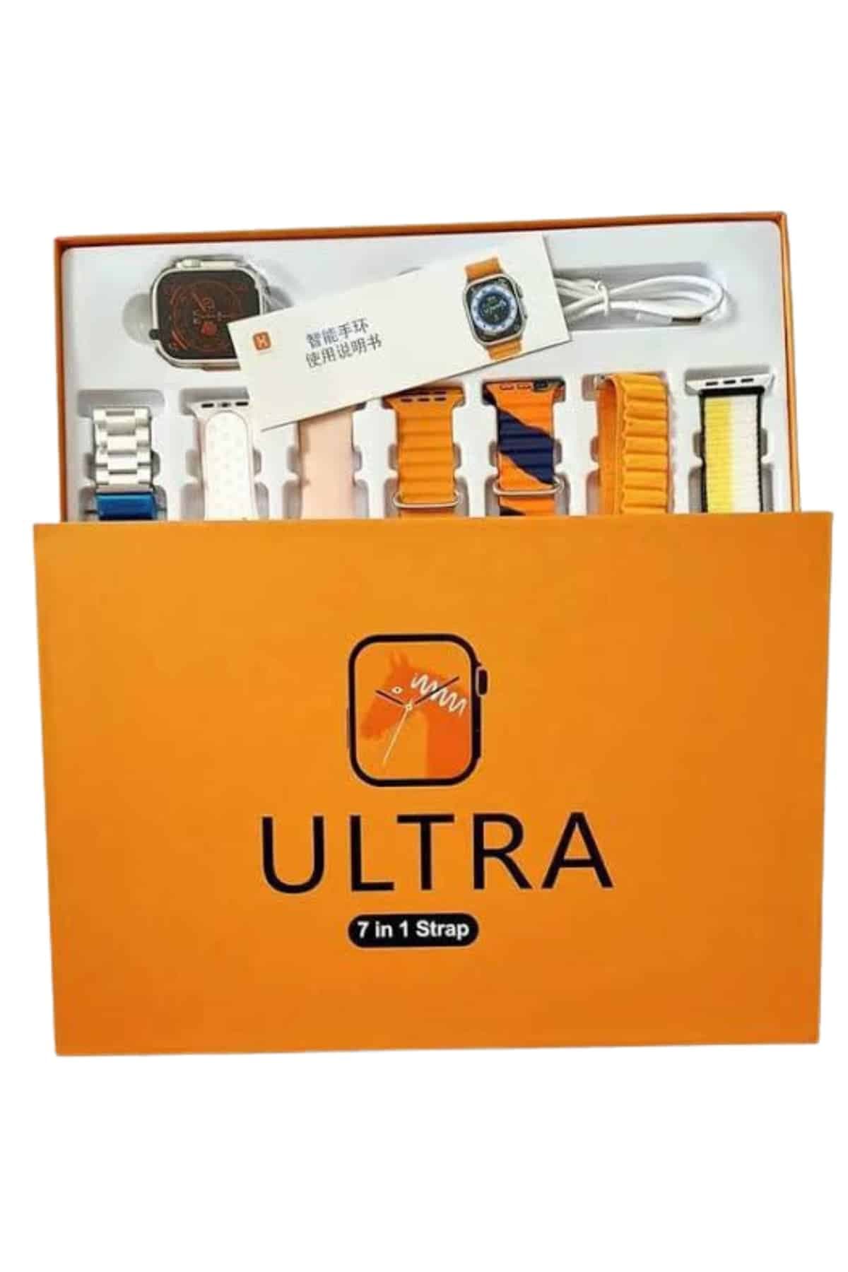 Unisex 7 Kordonlu Çok Fonksiyonlu Nabız Ölçer Akıllı Saat Uyku ve Sağlık Takibi 6