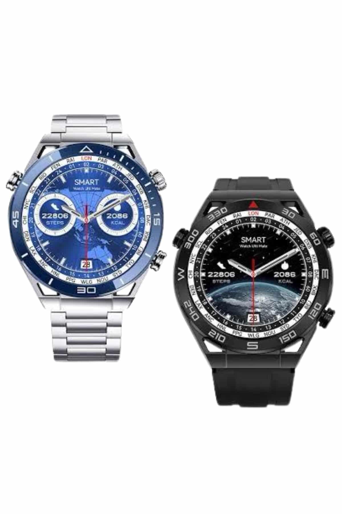 2025 Model Yuvarlak Ekran Android ve İOS Uyumlu GPS Takibi Yapabilen Akıllı Saat 4