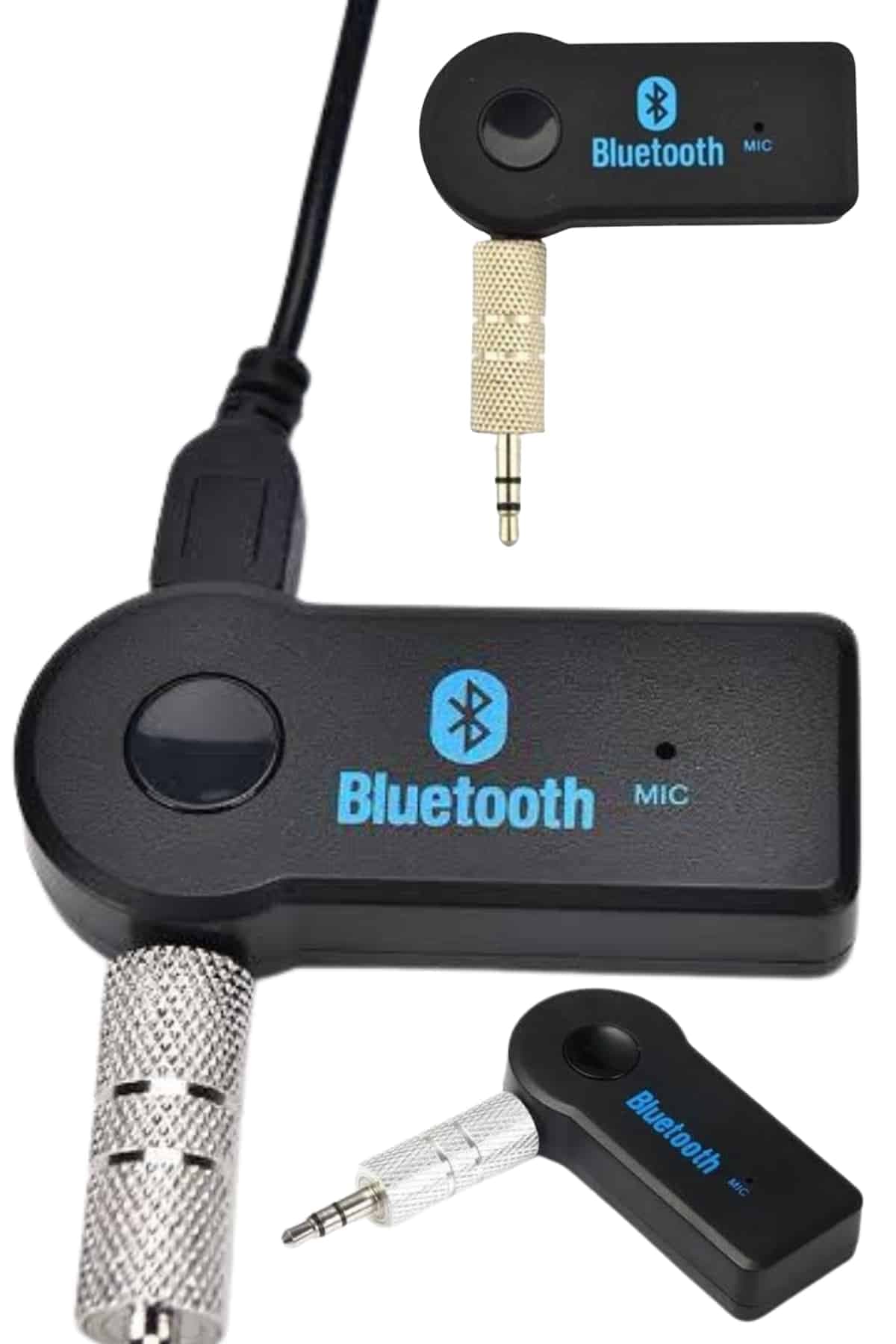 Bluetooth Araç Kiti Aux Çıkışlı  Telefon Müzik Alıcı Tüm Cihazlara Uyumlu 6