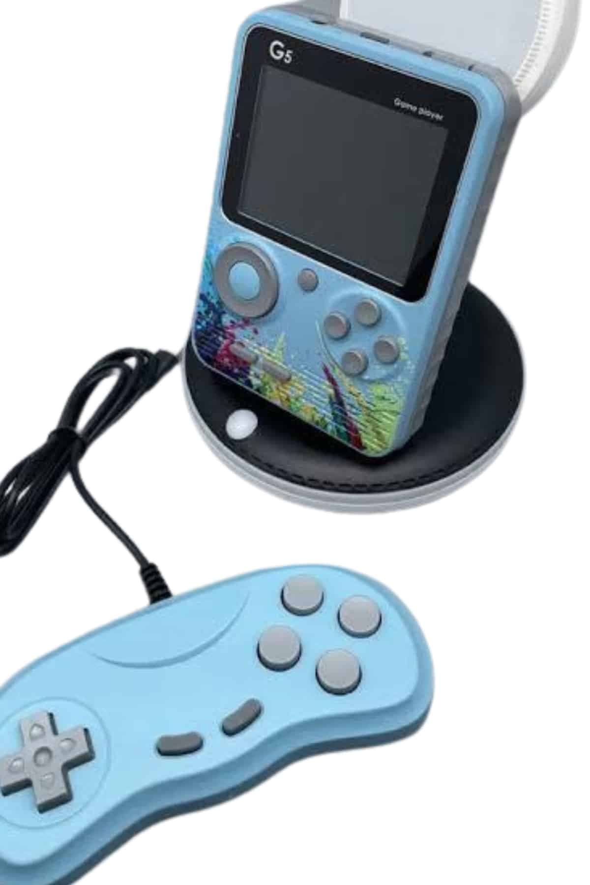 Game Box Retro Oyun Konsolu 500 Oyunlu Mini Taşınabilir 3 İnç LCD Ekran 3