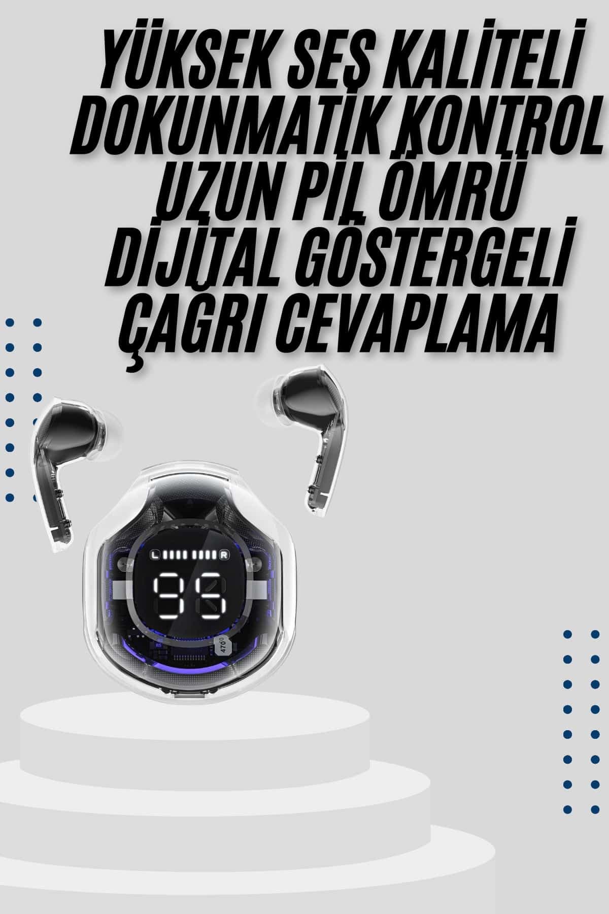 2025 Model Kablosuz Bluetooth Kulaklık ANC ENC Destekli HİFİ Stereo 3