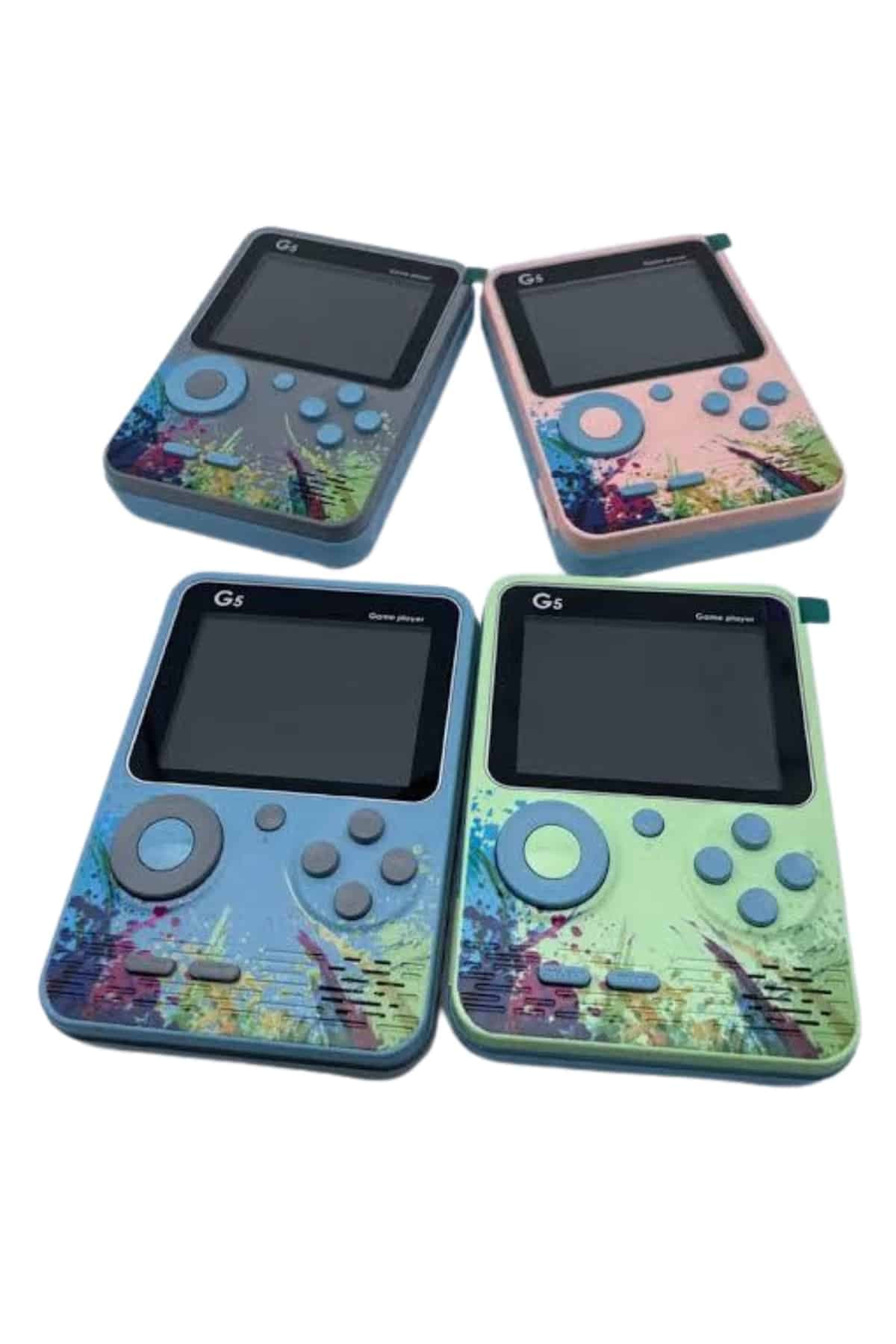 Game Box Retro Oyun Konsolu 500 Oyunlu Mini Taşınabilir 3 İnç LCD Ekran 4