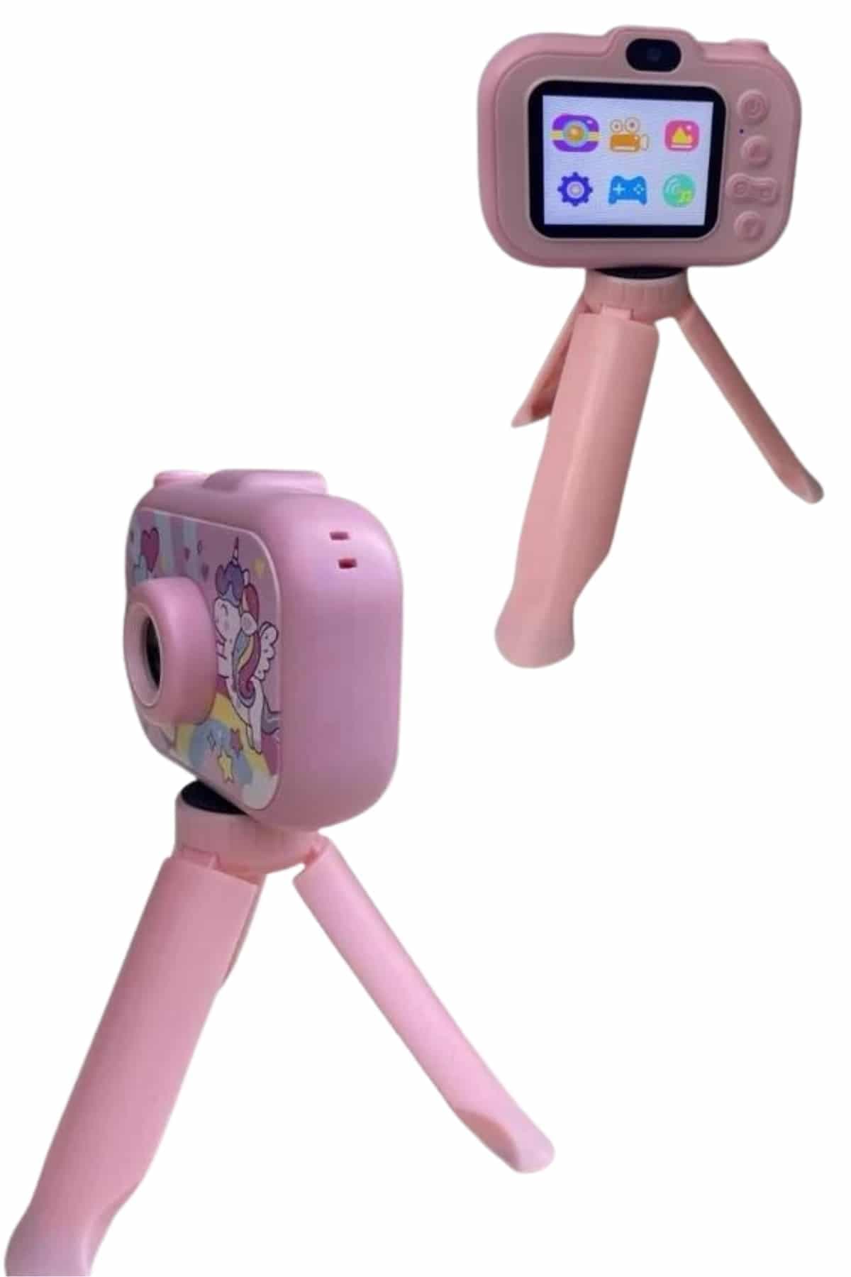 Çocuk Için Eğitici Video Kamera Ayaklı Mini Fotoğraf Makinesi 3