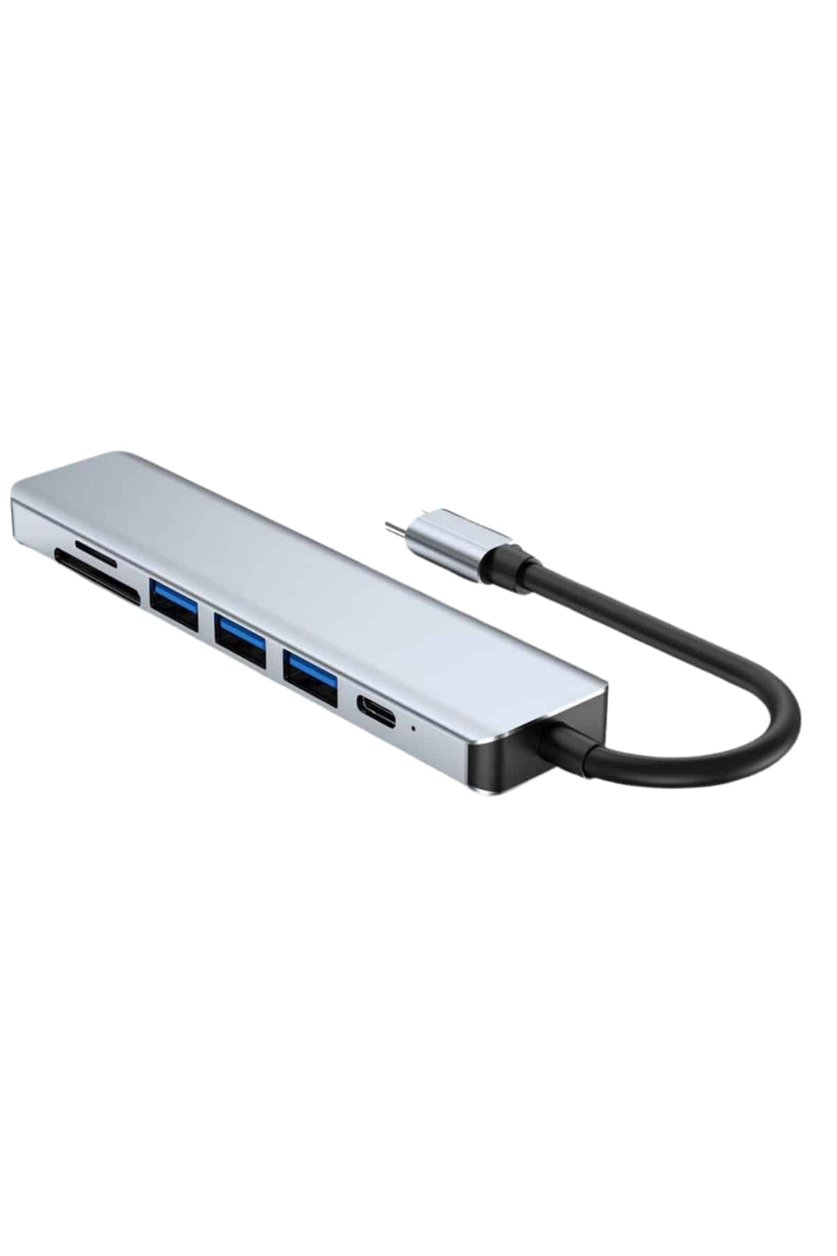 8 Portlu Macbook Çevirici Type C Hub  SD TF USB Çoğaltıcı Ethernet 3