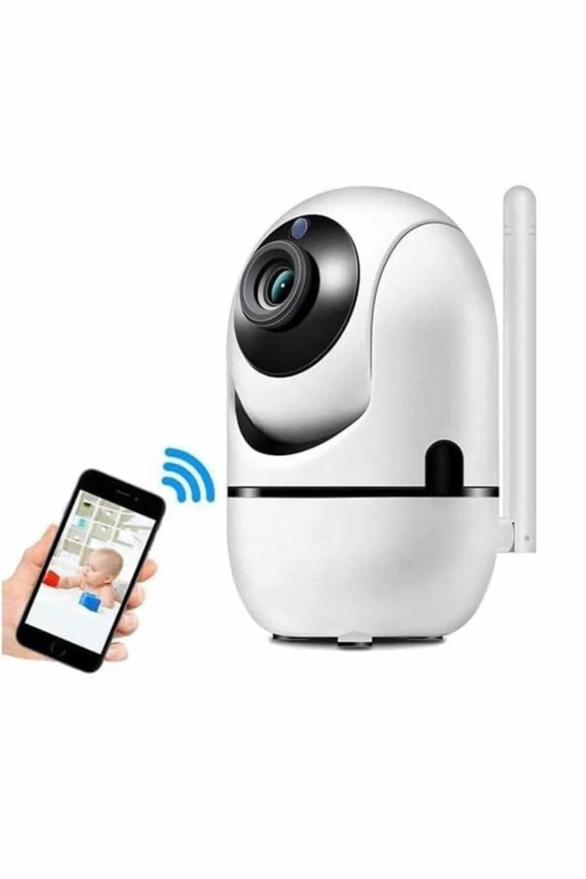 360° Full HD Akıllı Kamera Hareket Sensörlü Wifi Kamera Çocuk Güvenlik Kamerası 3