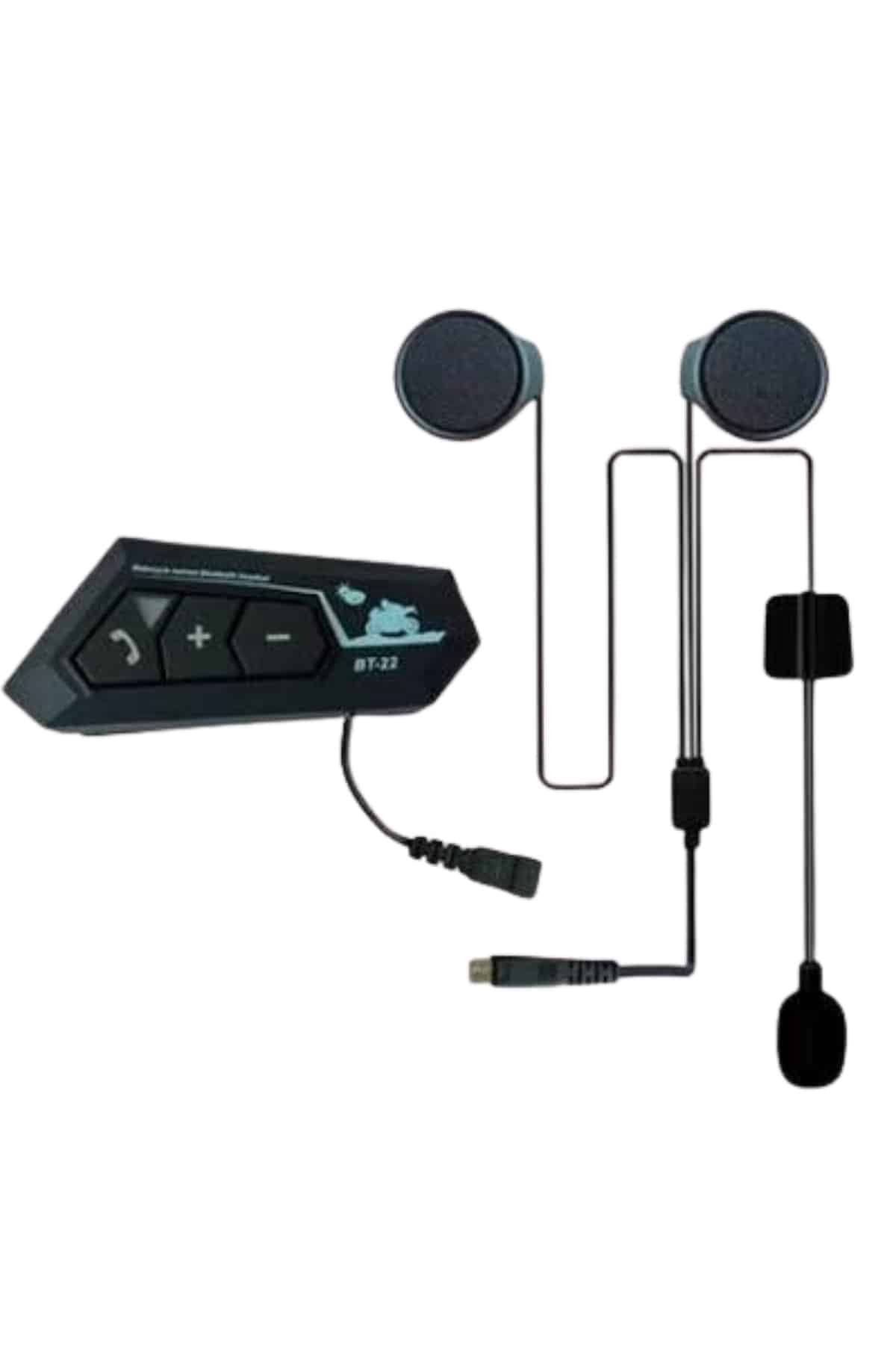 Intercom Bluetooth Kask Kulaklık Motosiklet Kulaklık 5.0 Bluetooth 3