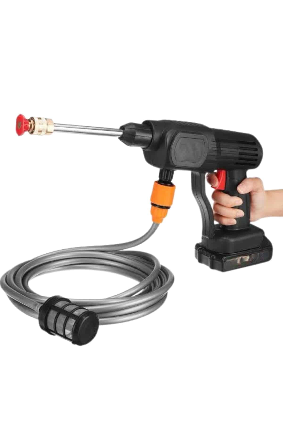 Oto Araba Yıkama Şarjlı Ve Yüksek Basınçlı Oto Yıkama Ve Sulama Tabancası 3
