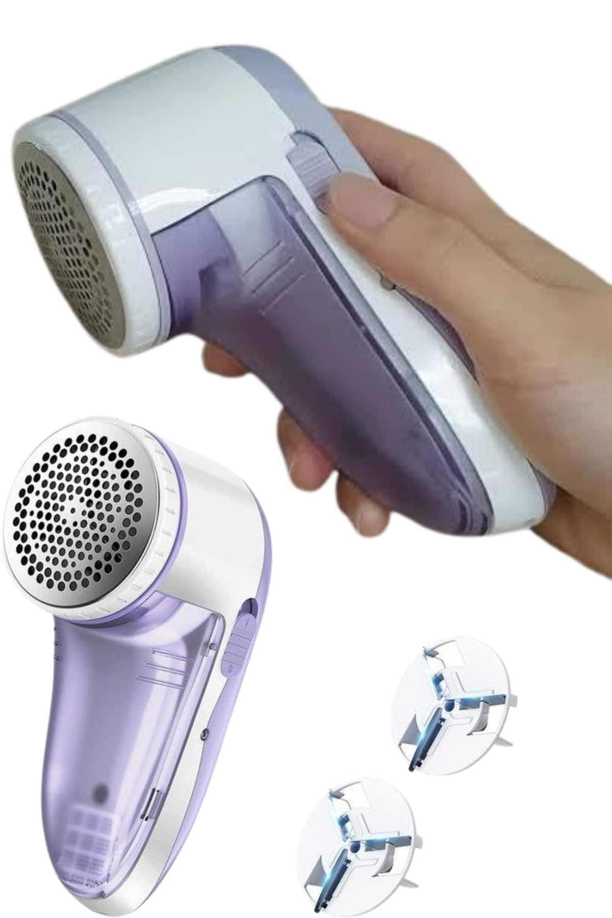 Giysi Tiftik Ve Kazak Tüy Toplama Makinesi Pratik Temizleme Şarjlı 3