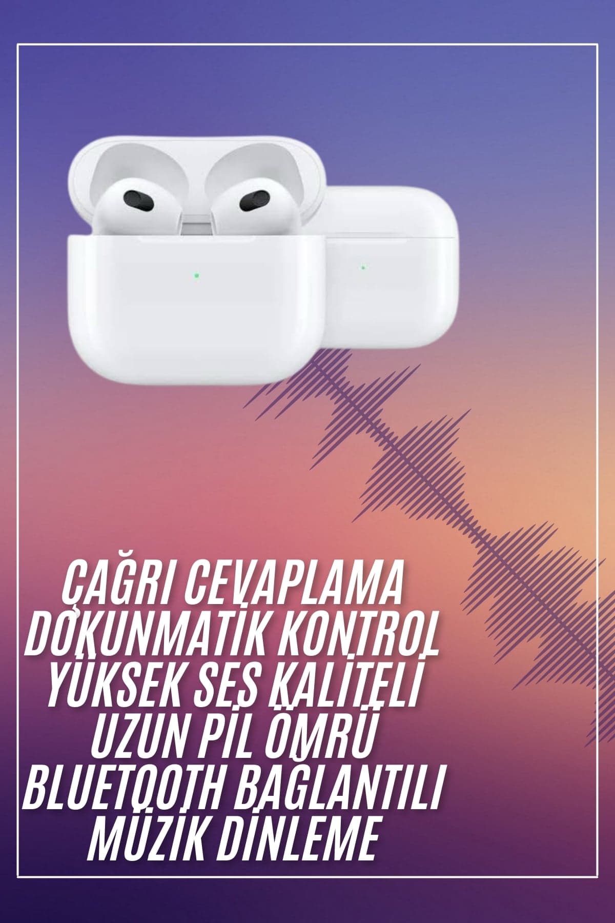 Bluetooth Kulaklık 3. Nesil Ios Android Uyumlu Yeni Nesil Wireless Charge 3