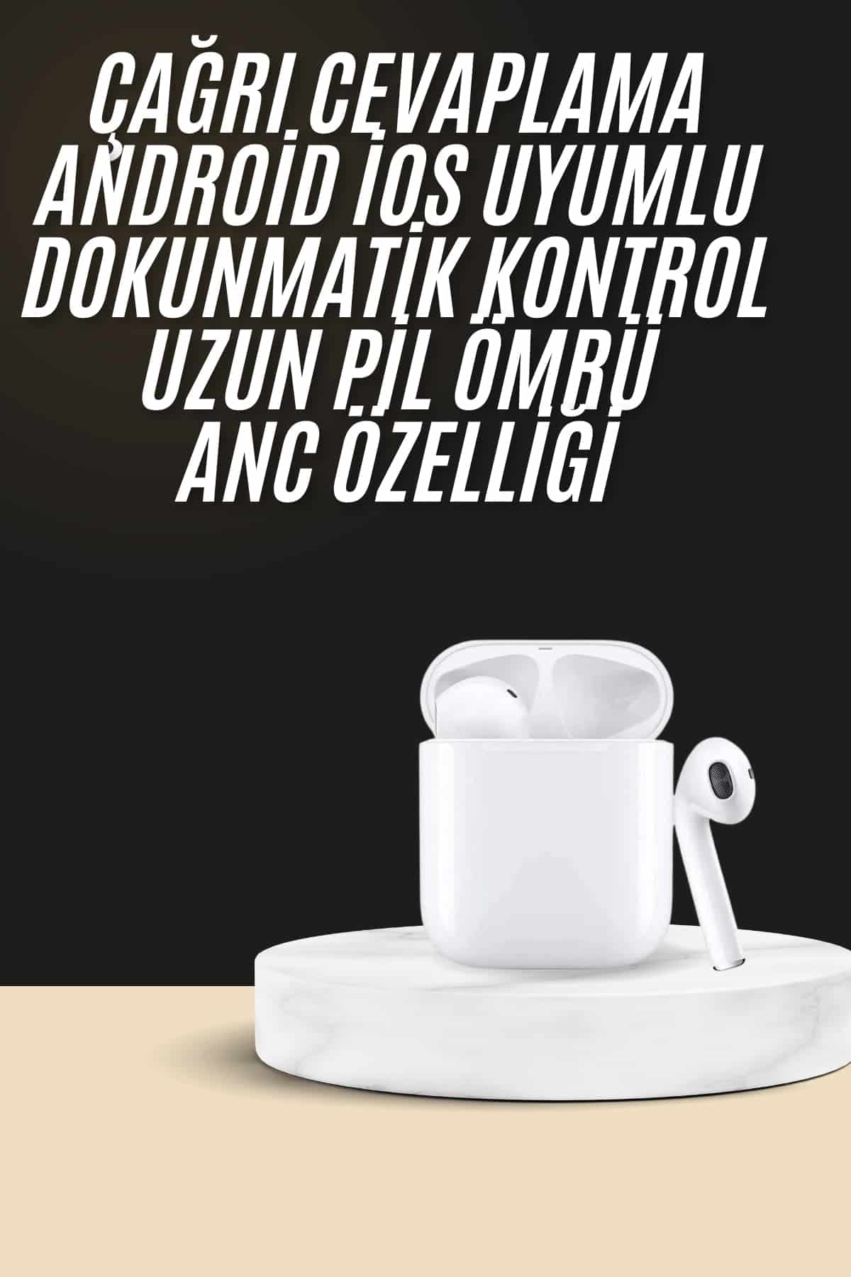 2. Nesil Bluetooth Android ve İOS Uyumlu Kablosuz Kulaklık Çağrı Cevaplama 3
