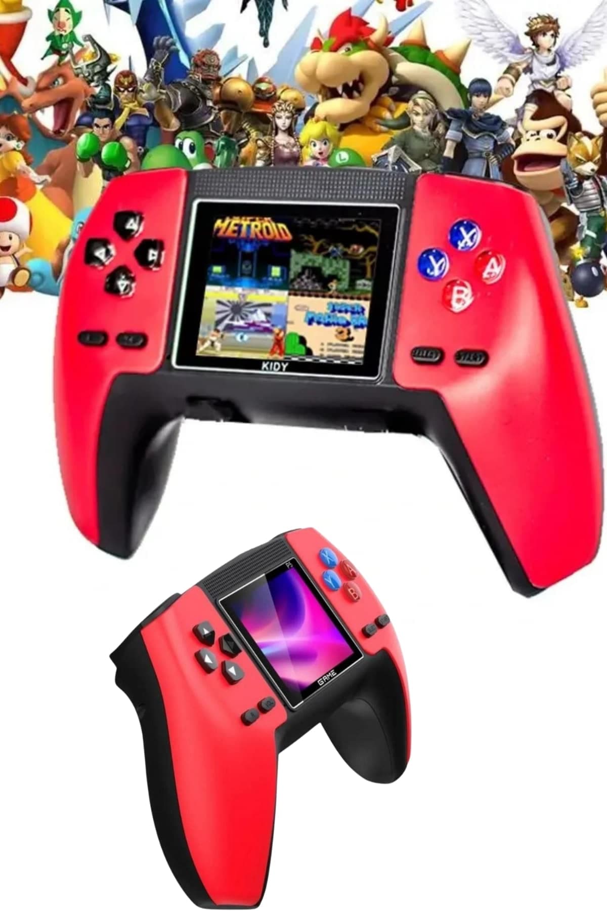 520 Retro Oyunlu El Konsolu Atari Oyun Konsolu Taşınabilir 3