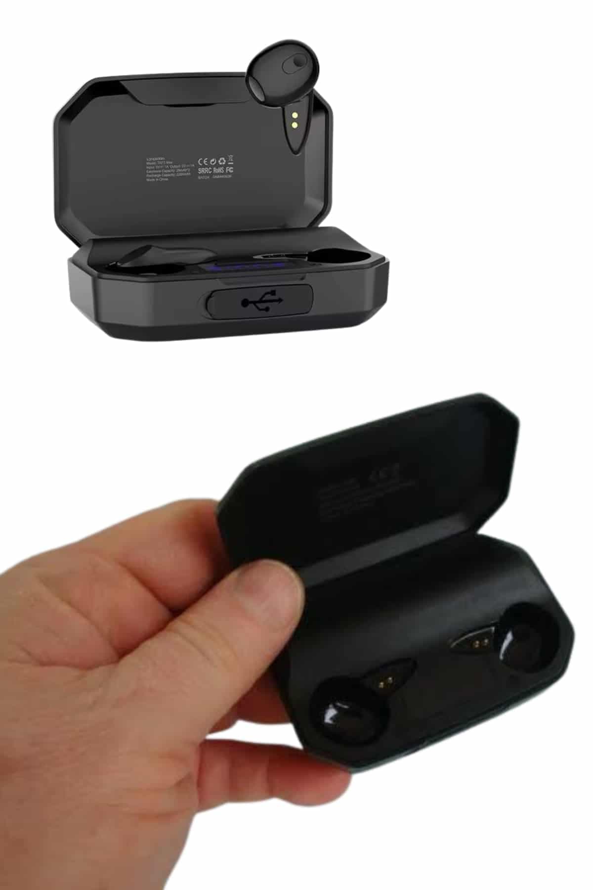 Gaming Kulaklık Bluetooth 5.2 Kablosuz Kulakiçi Rgb Işıklı Çift Mikrofonlu 6