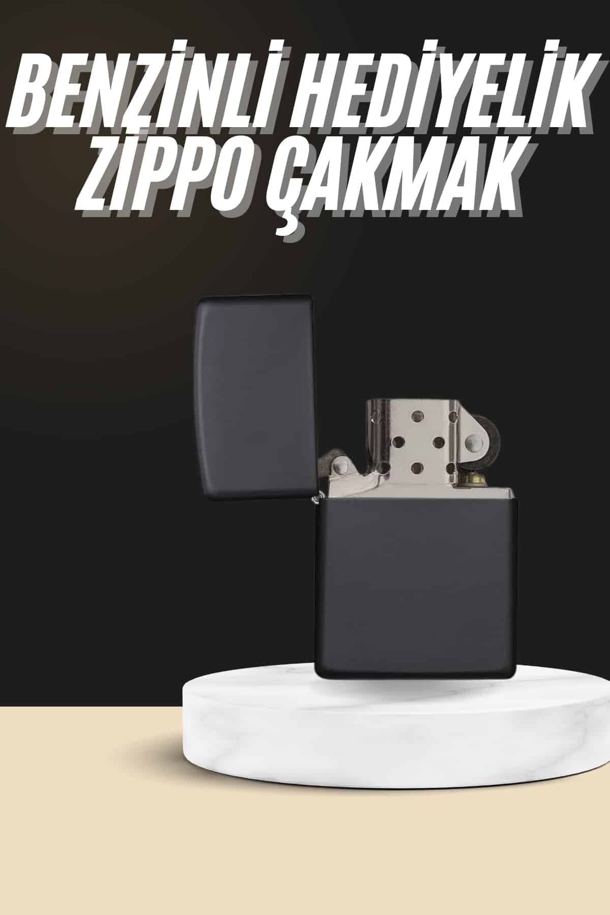 Metalik Doldurulabilir Benzinli Çakmak Erkek Hediyelik Aksesuar