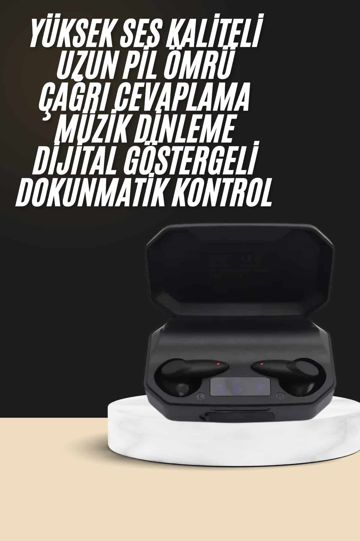 Kulak İçi Bluetooth Kulaklık Rgb Işıklı Çift Mikrofonlu iOS/Android Uyumlu BT 5.2 3