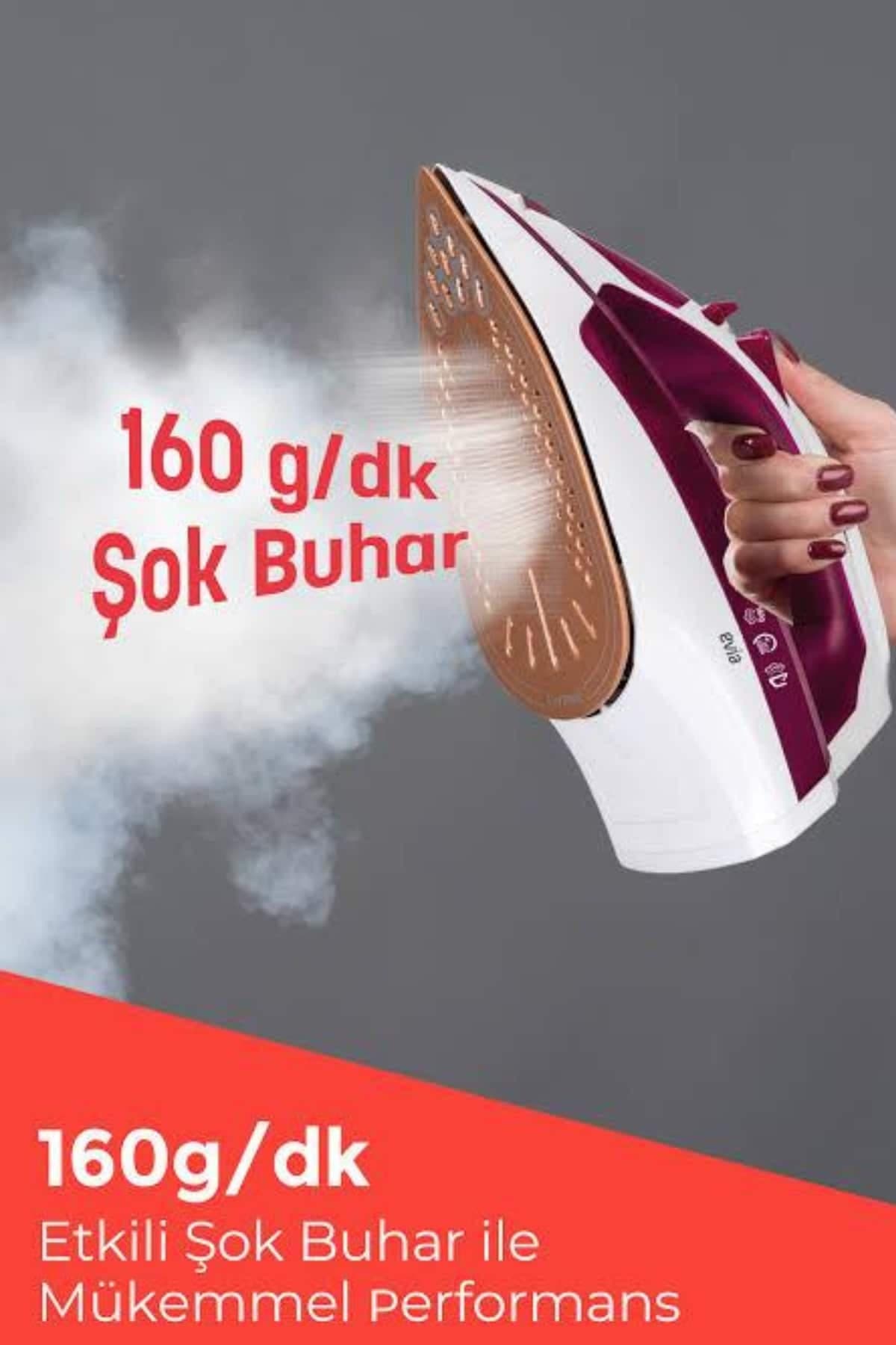 2200W Seramik Kaplama Estetik Tasarımı 360 Derece Dönebilir Kablosu 4