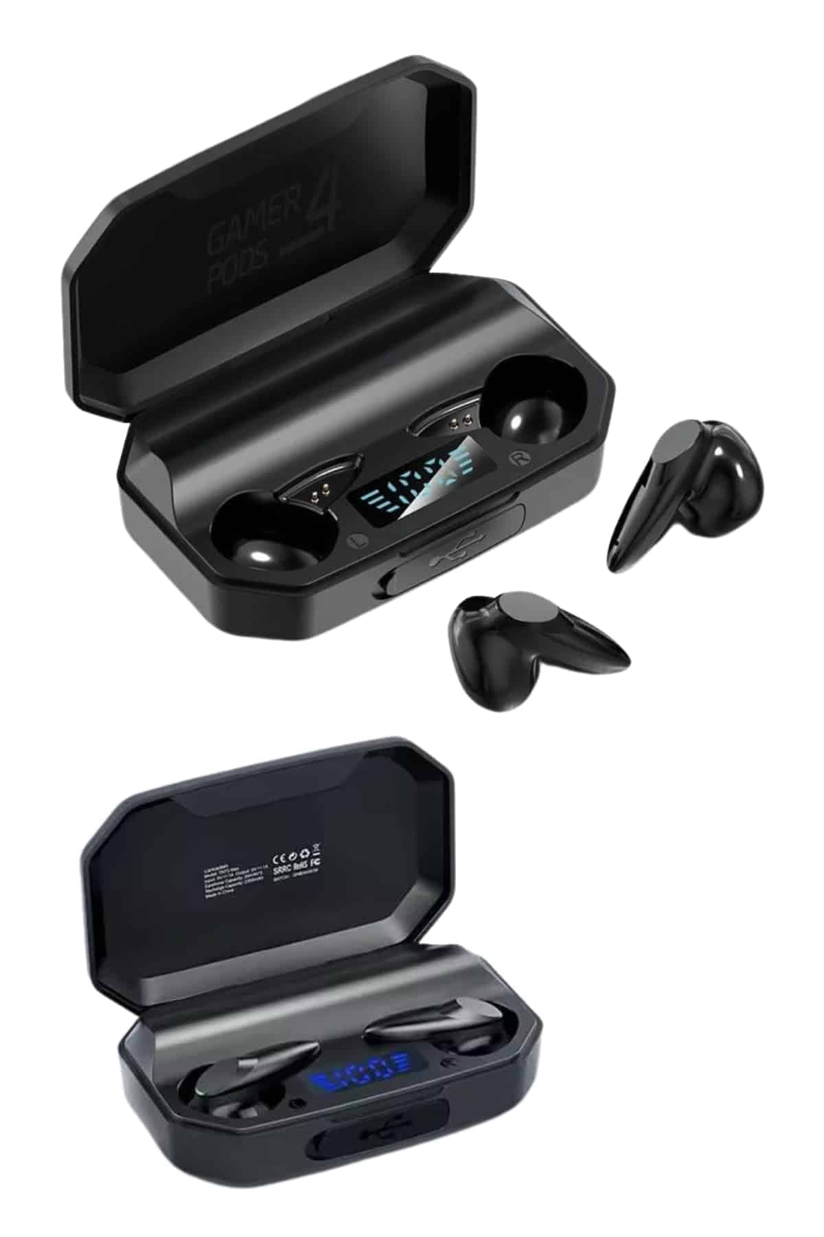 Kulak İçi Bluetooth Kulaklık Rgb Işıklı Çift Mikrofonlu iOS/Android Uyumlu BT 5.2 5